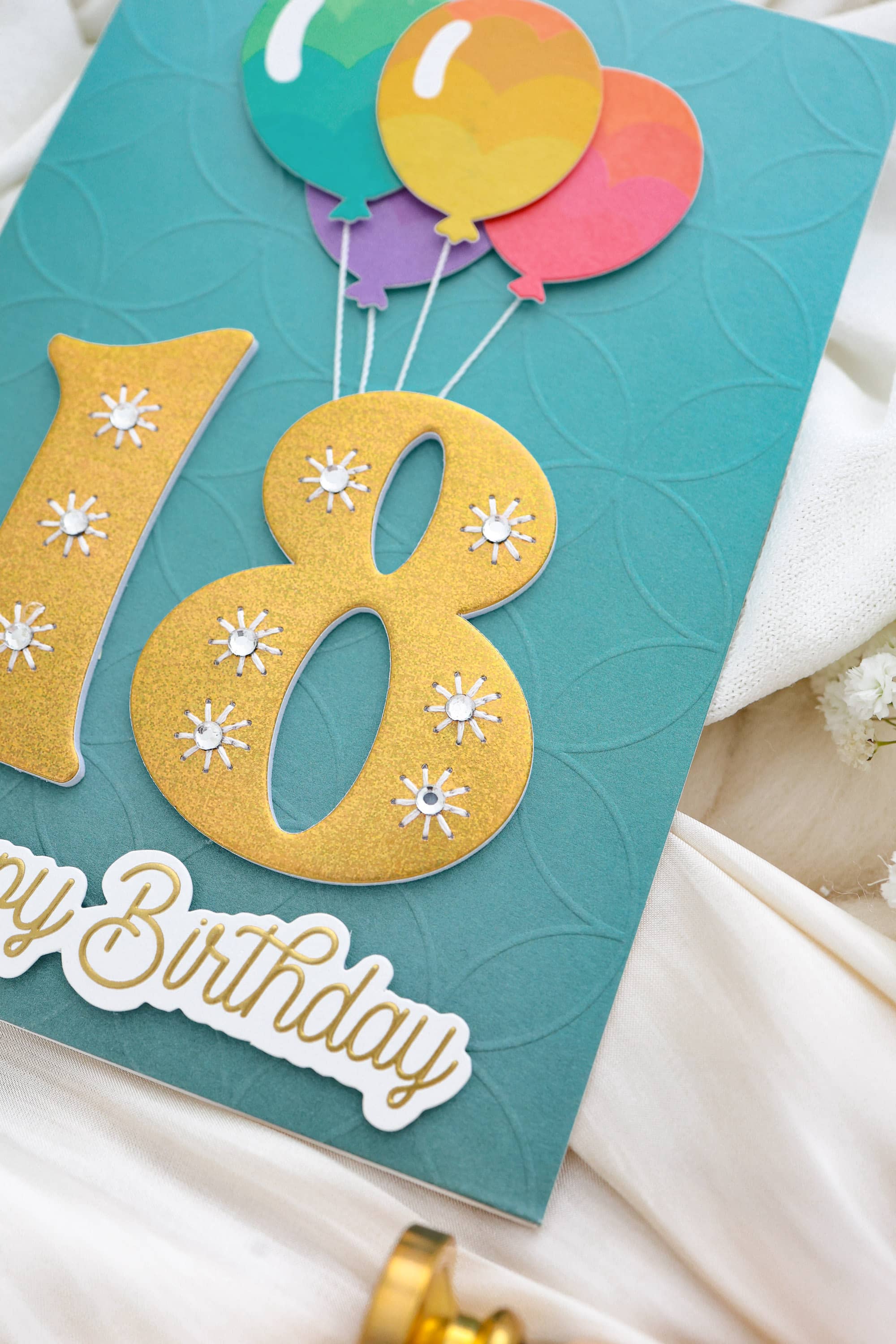 3D Geburtstagskarte 18 SIGNATURE