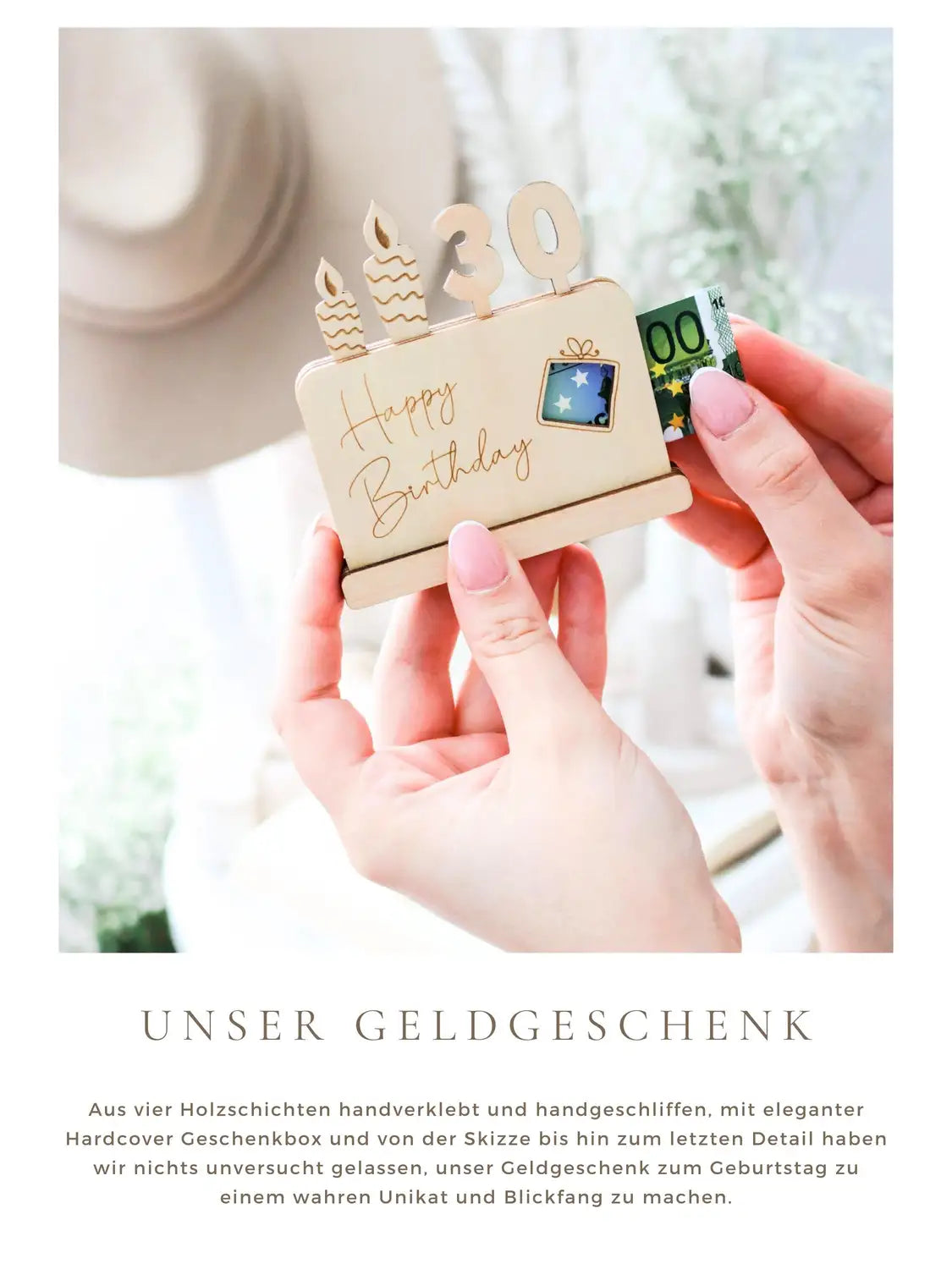 Geldgeschenk 30 Geburtstag