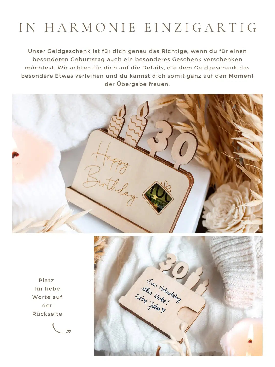Geldgeschenk 30 Geburtstag