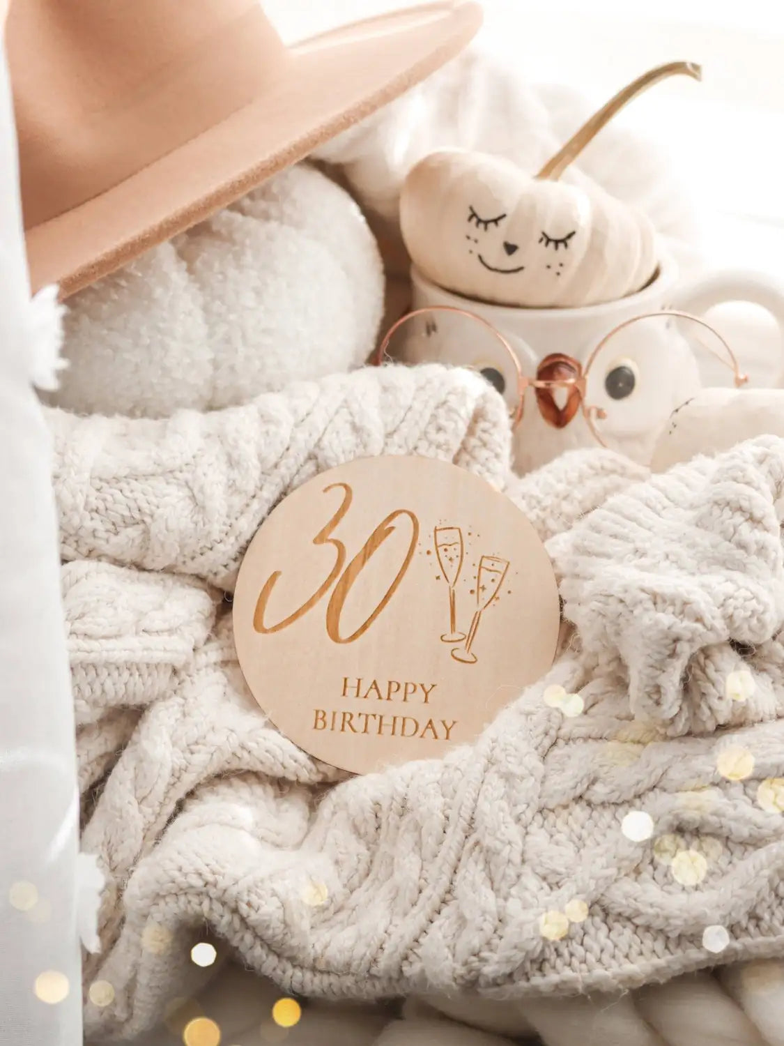 Happy Birthday 30 Holzkarte