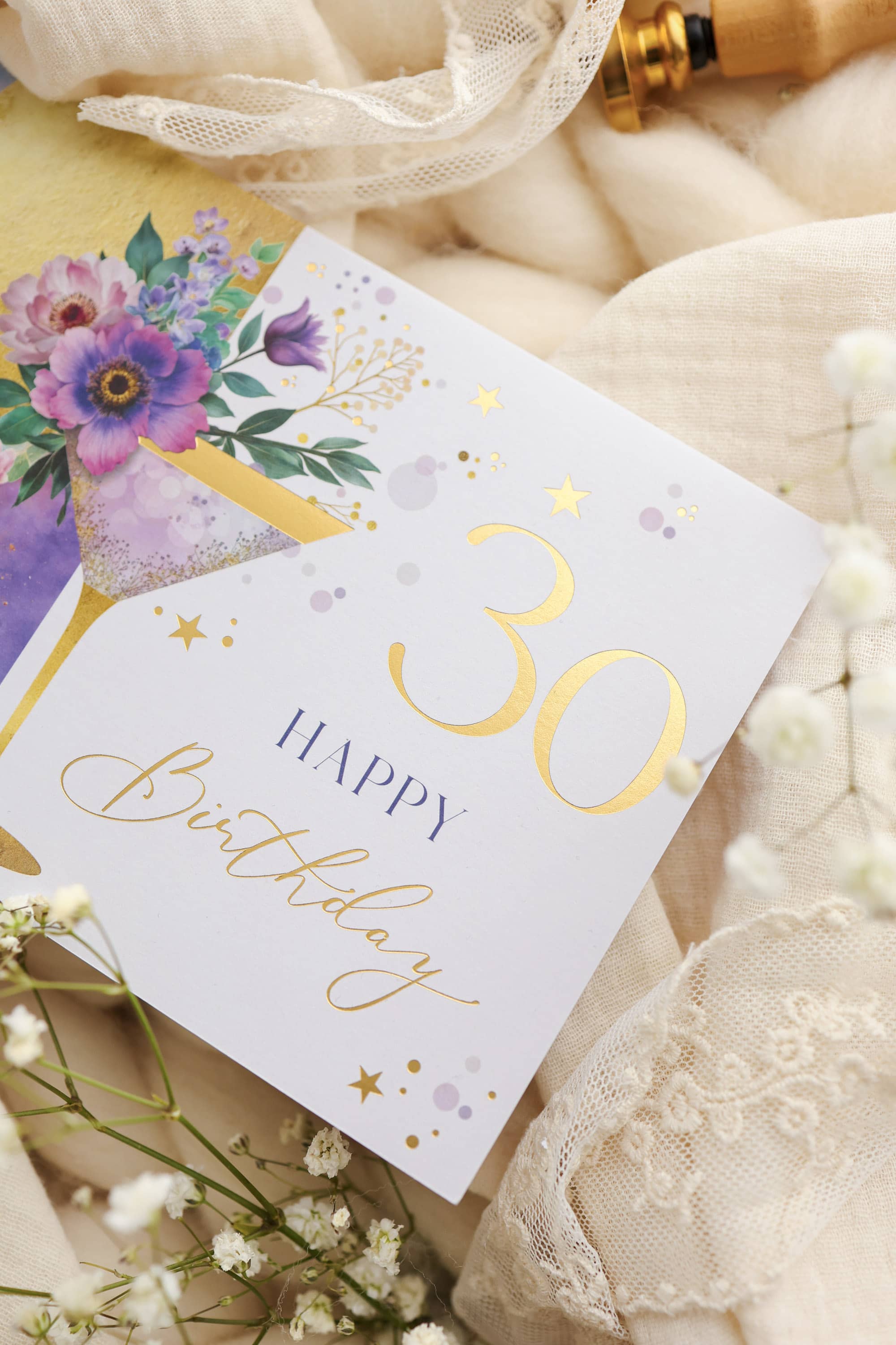 Karte zum 30 Geburtstag