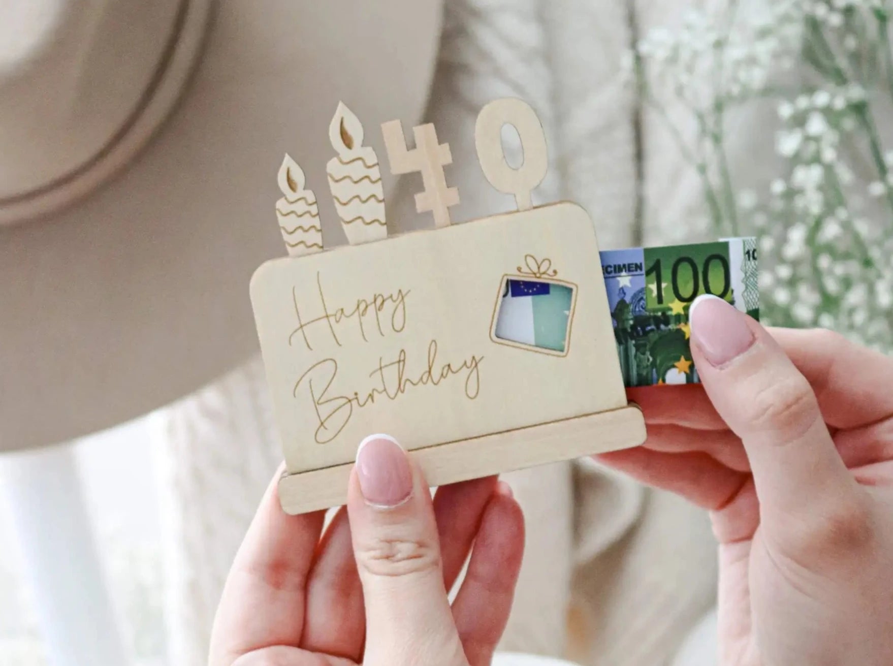 Geldgeschenk 40 Geburtstag