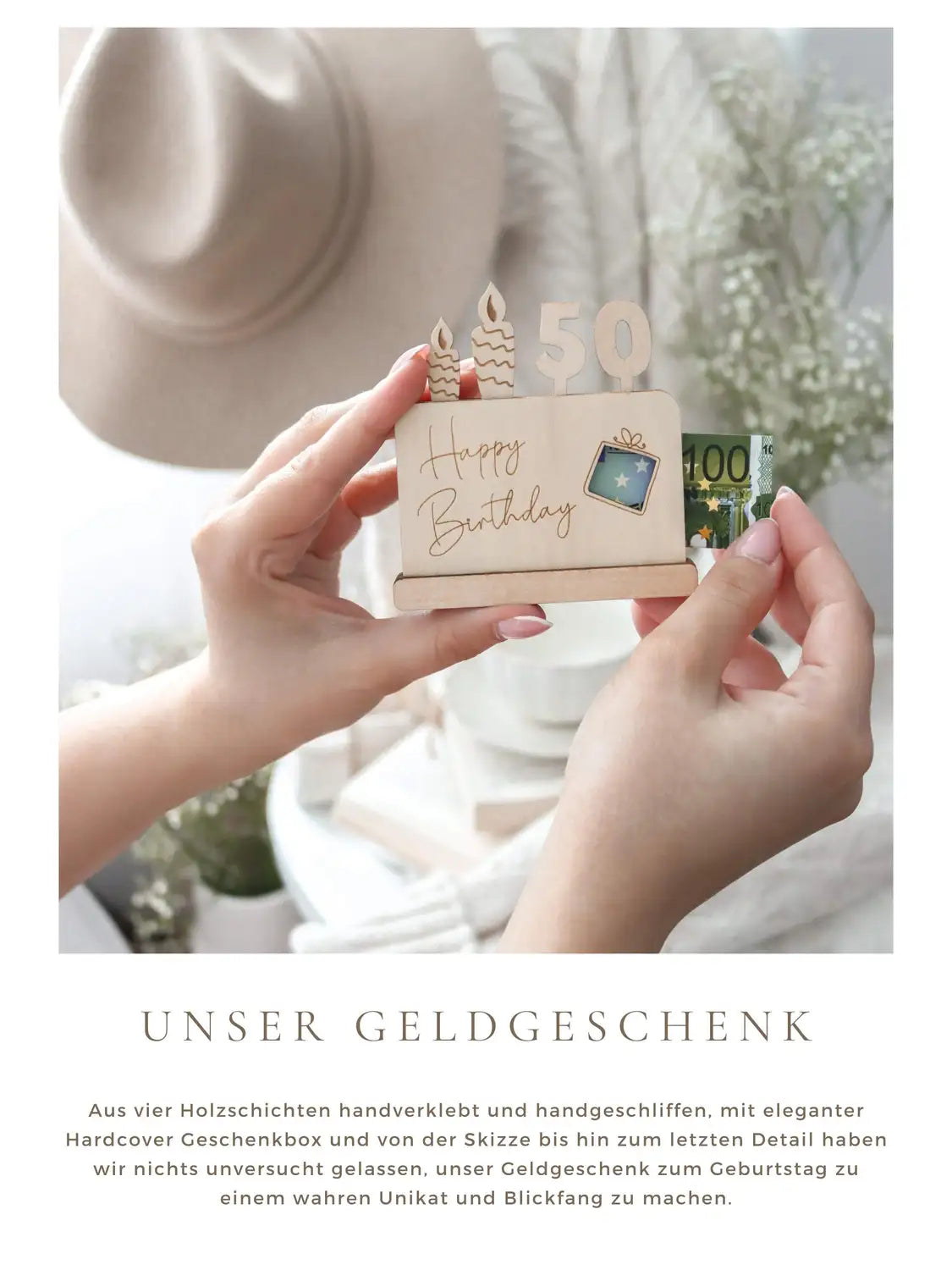 Geldgeschenk 50 Geburtstag