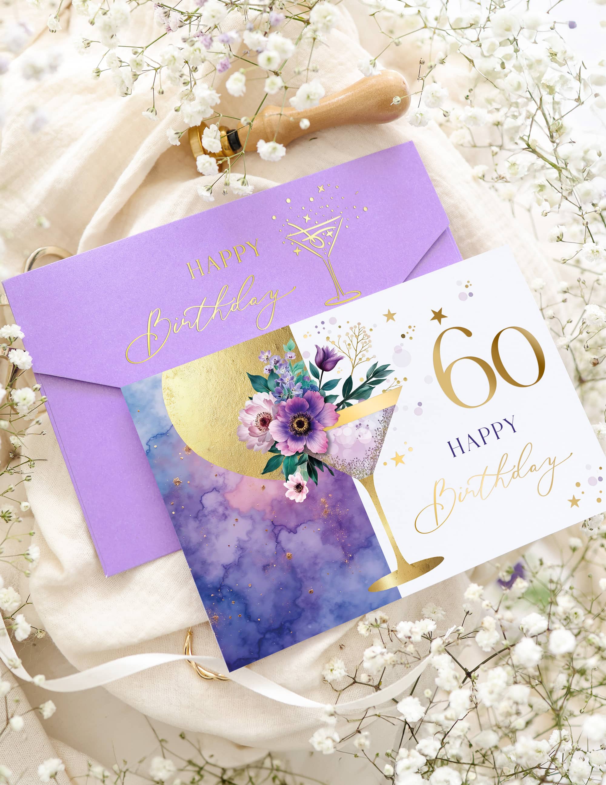 Karte zum 60 Geburtstag