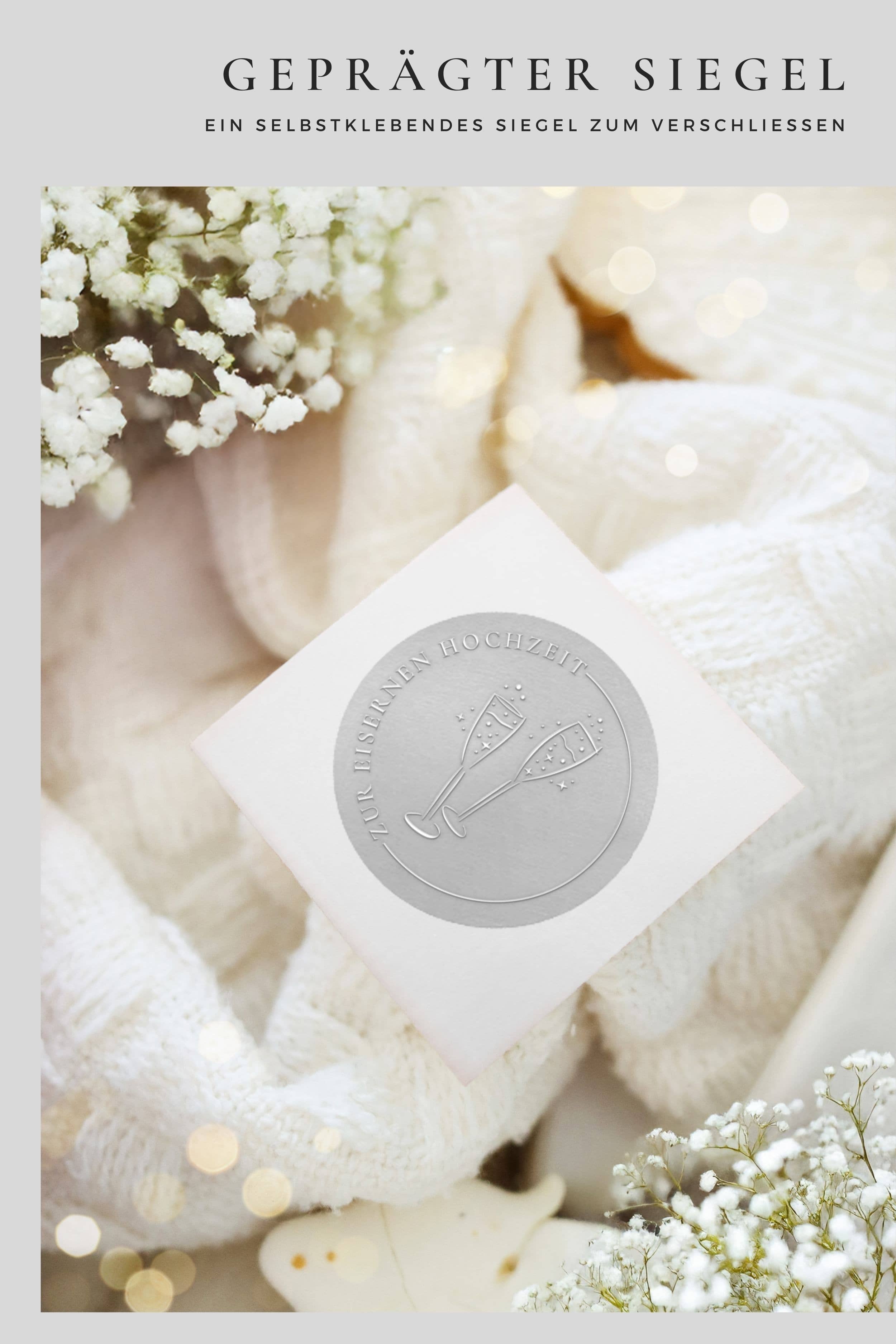 65 Eiserne Hochzeit Karte