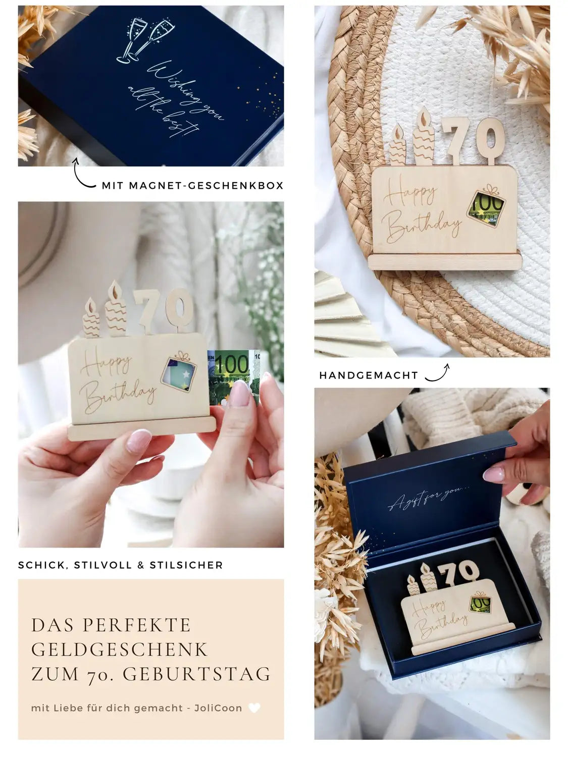 Geldgeschenk 70 Geburtstag