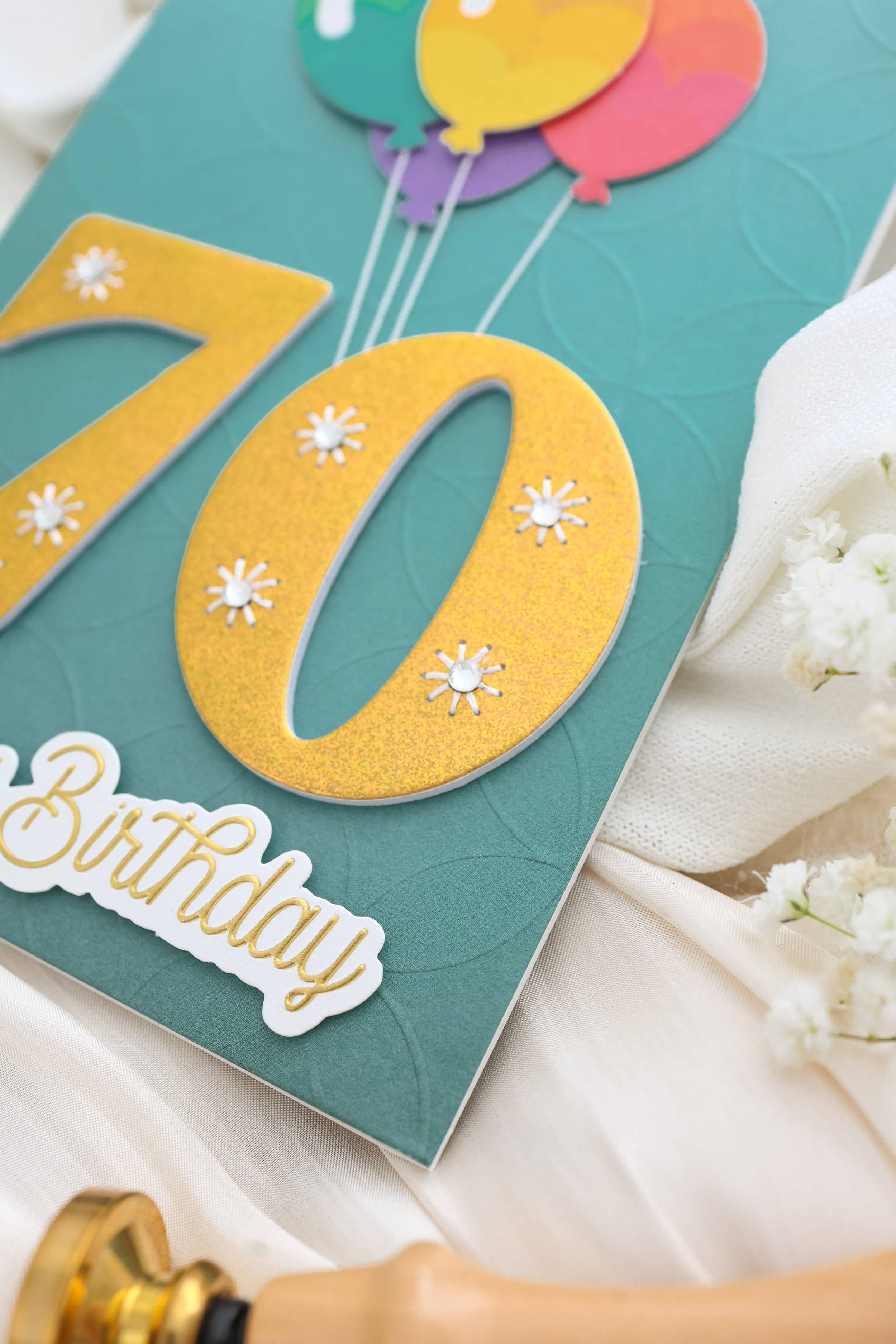 3D Geburtstagskarte 70 SIGNATURE