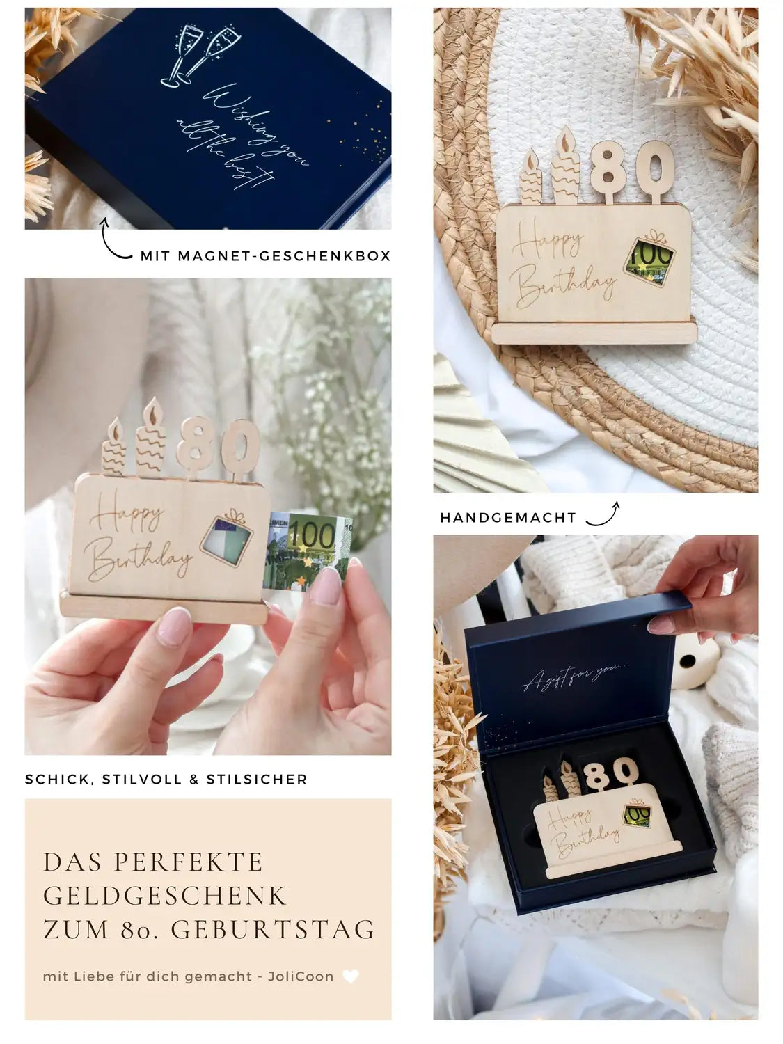 Geldgeschenk 80 Geburtstag