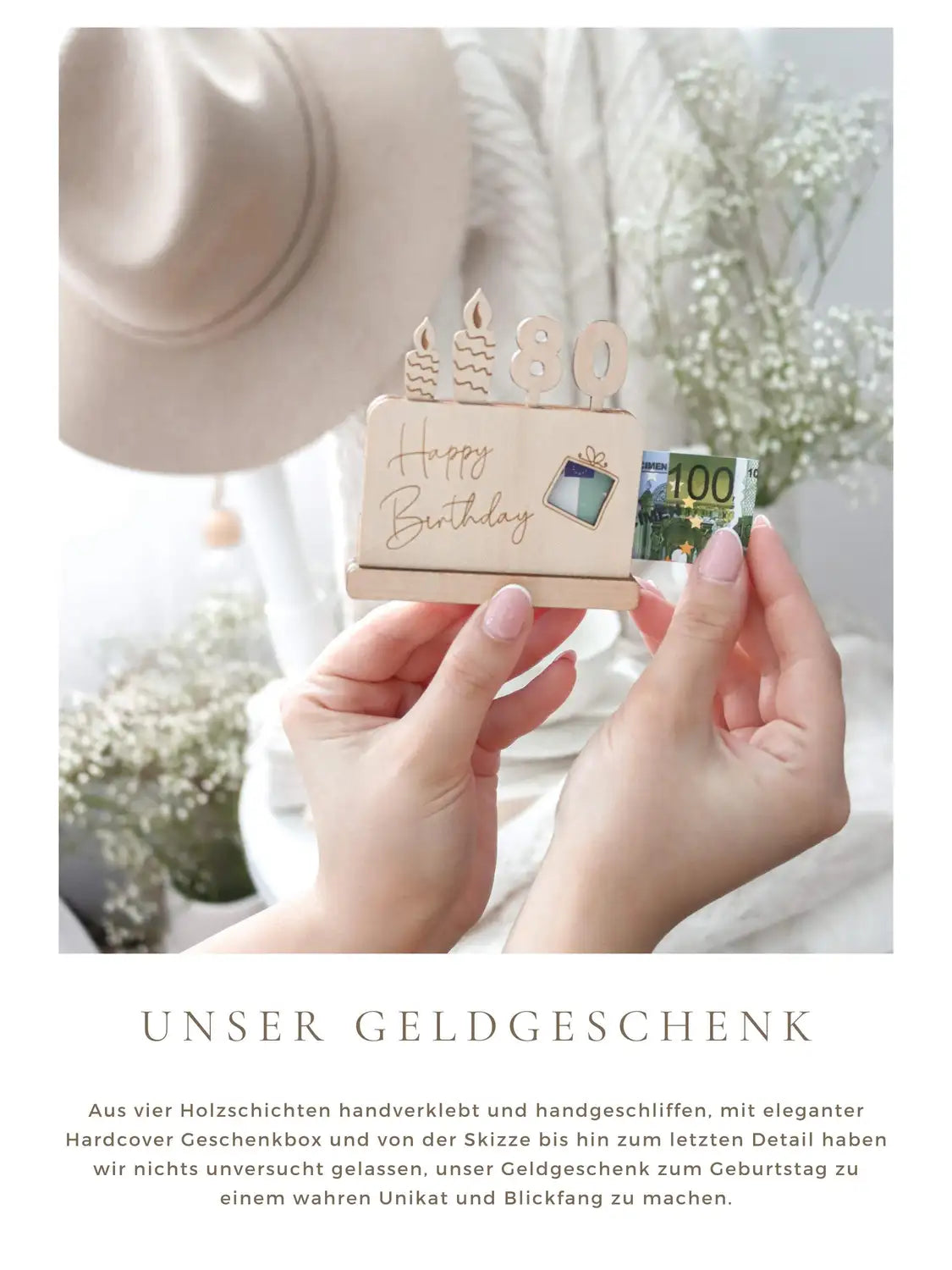 Geldgeschenk 80 Geburtstag