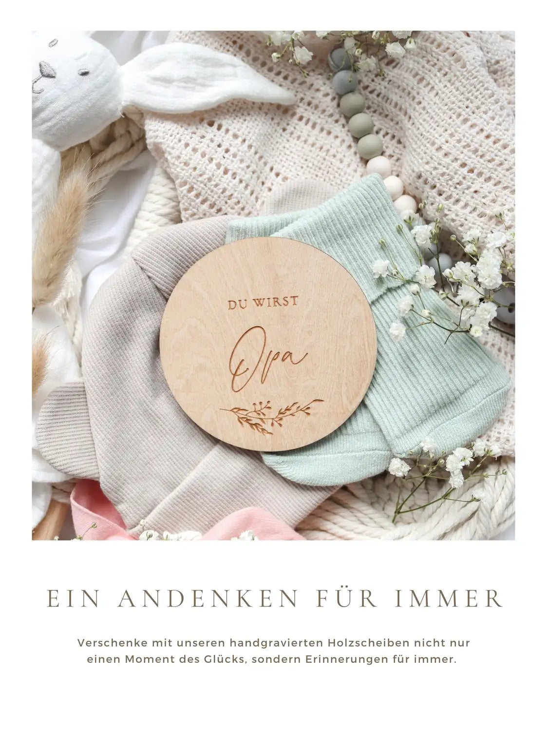 Du wirst Opa Holzkarte