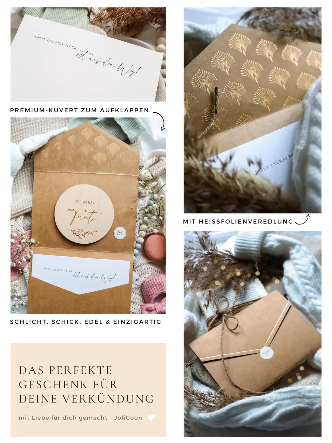 Du wirst Tante Holzkarte