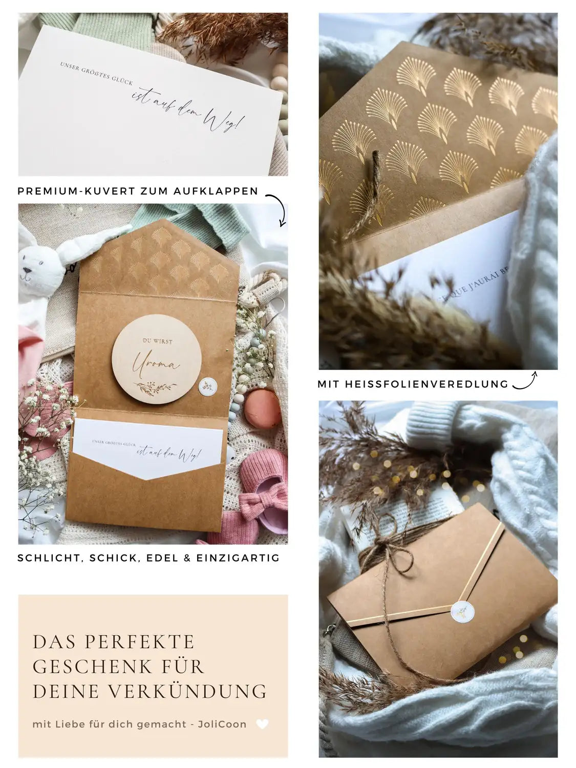 Du wirst Uroma Holzkarte