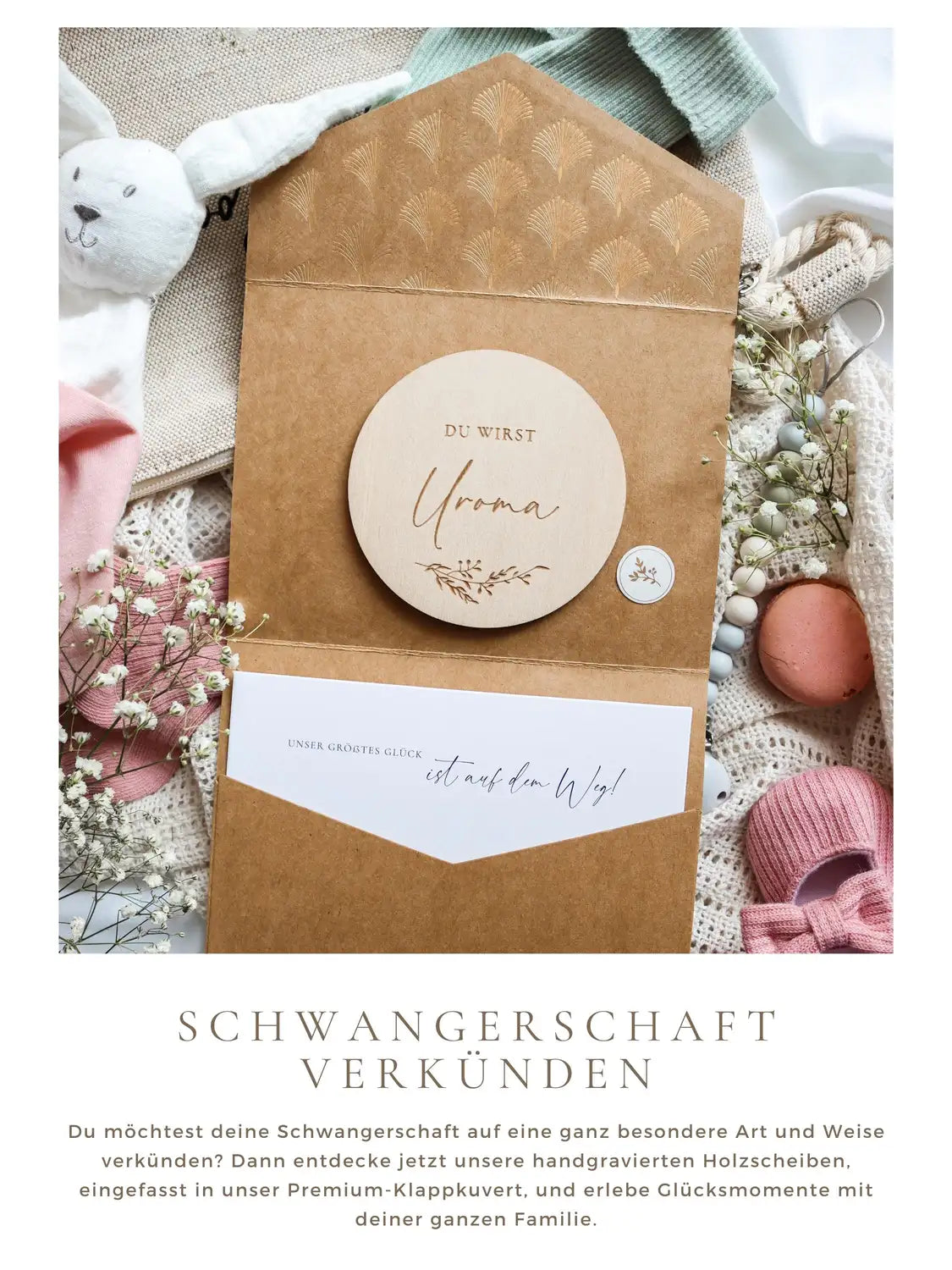 Du wirst Uroma Holzkarte