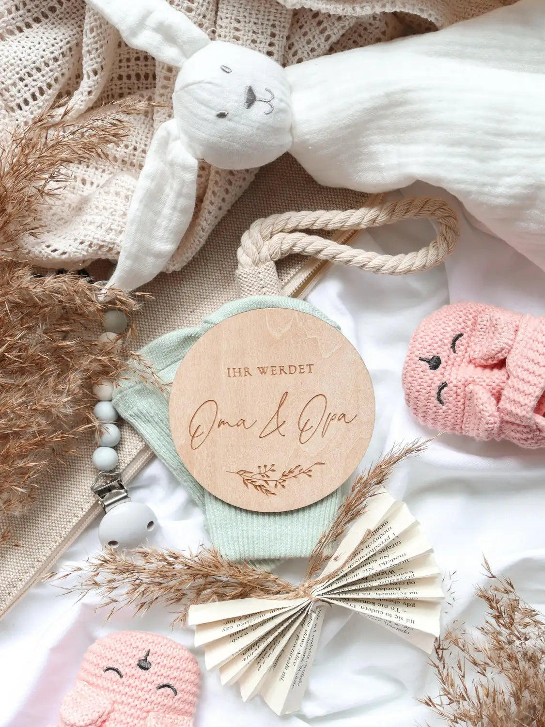 Ihr werdet Oma & Opa Holzkarte
