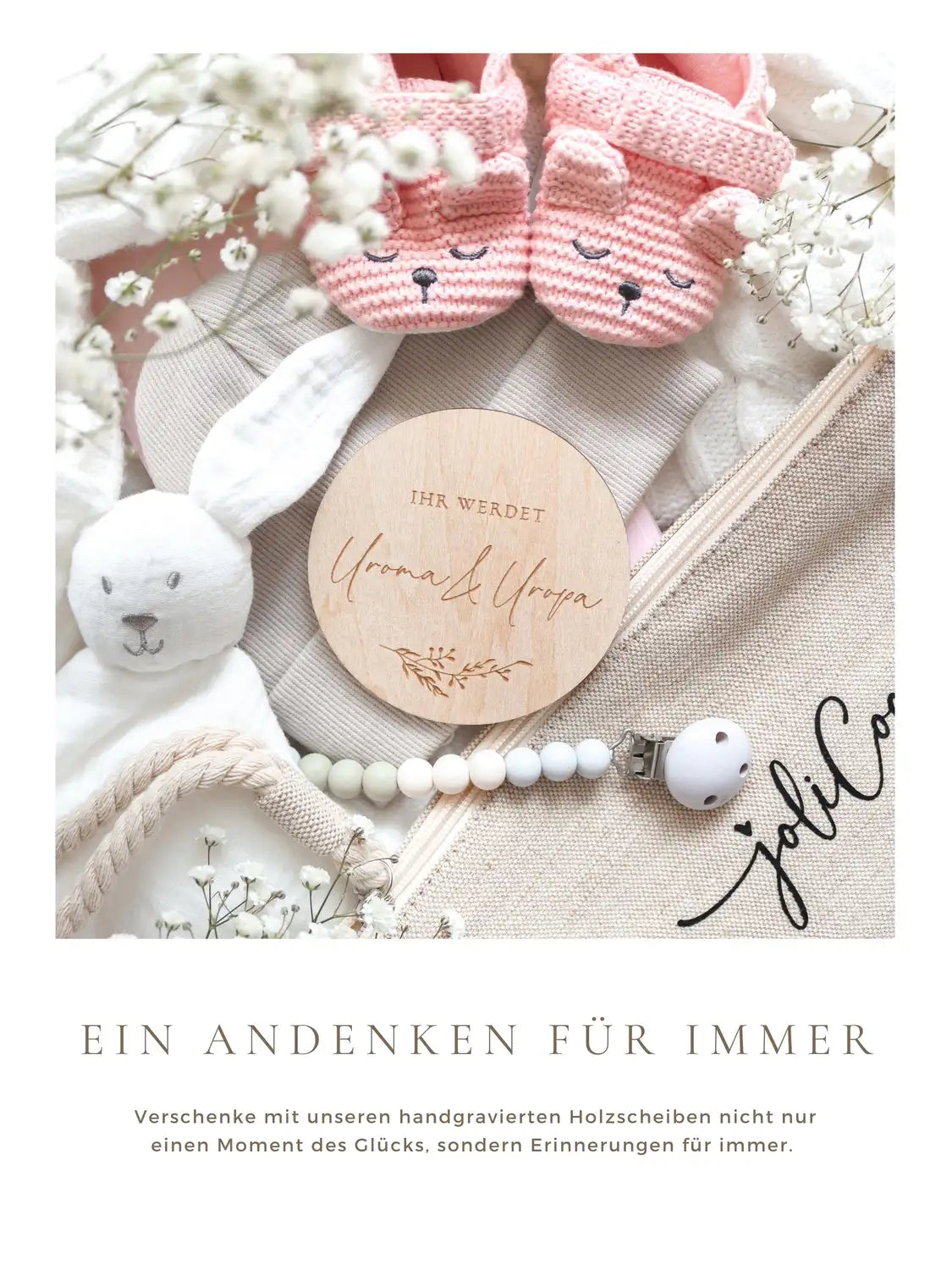 Ihr werdet Uroma & Uropa Holzkarte