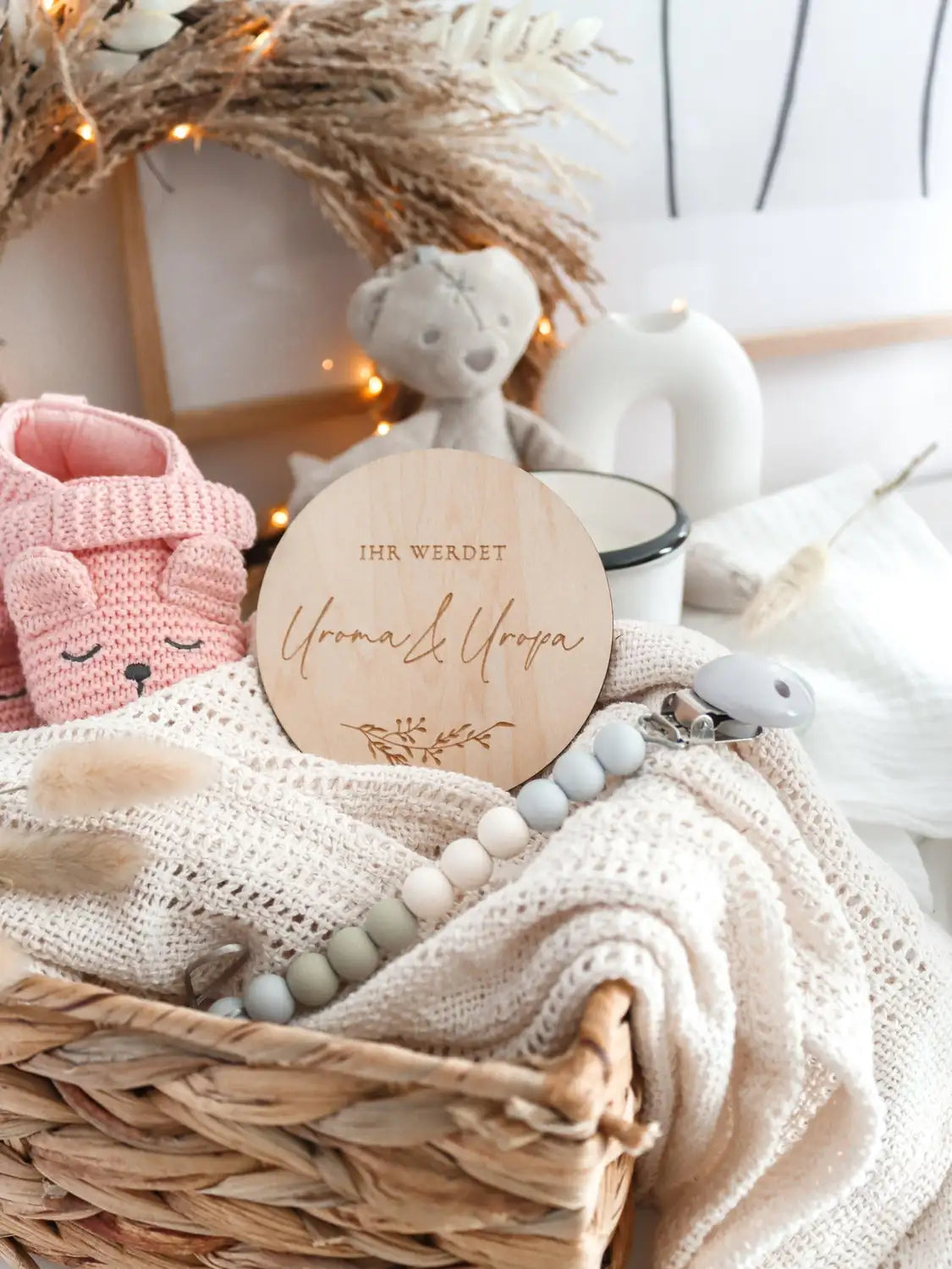 Ihr werdet Uroma & Uropa Holzkarte