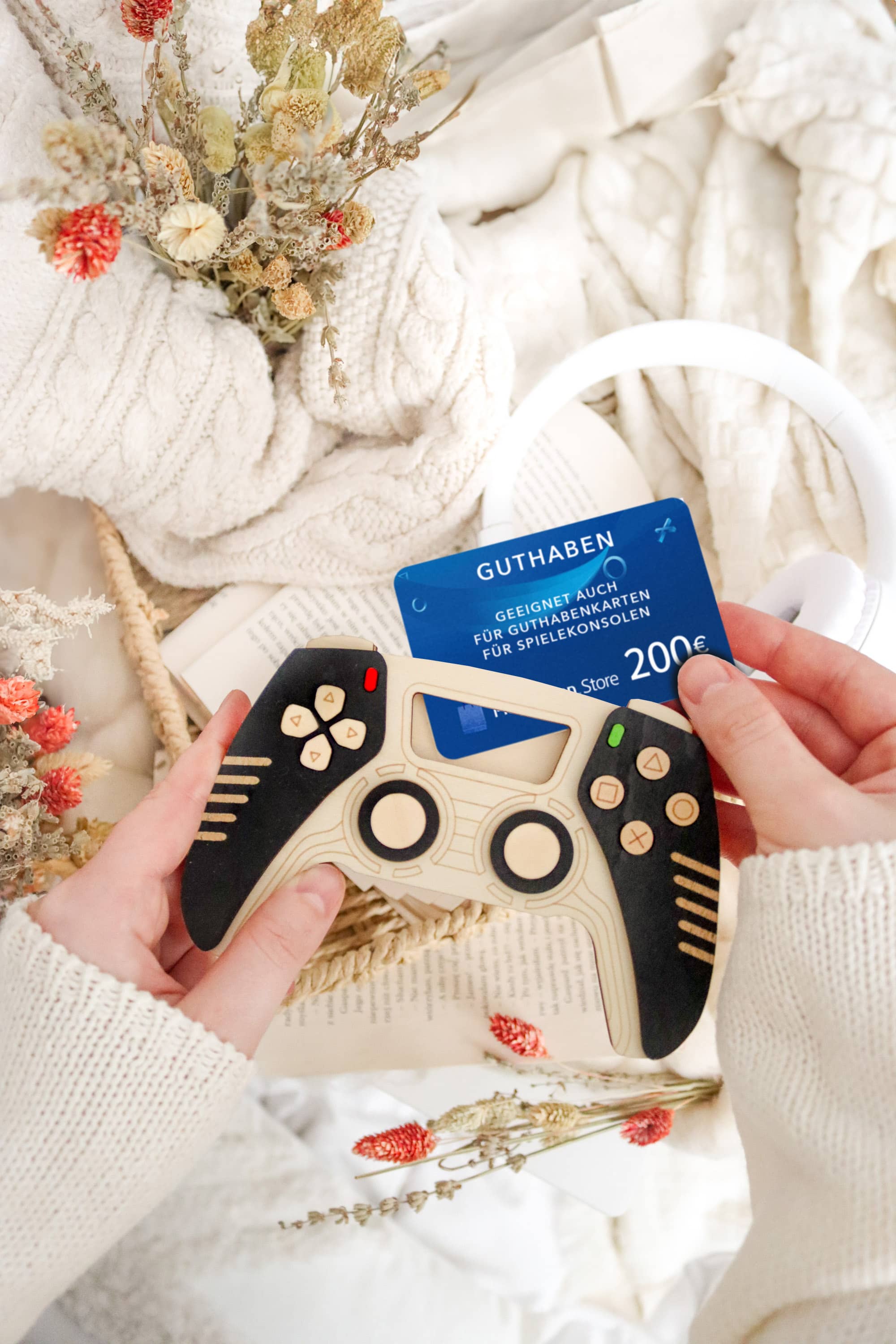 Geldgeschenk Gamer Controller Videospiel für Guthabenkarten Geburtstag JoliCoon