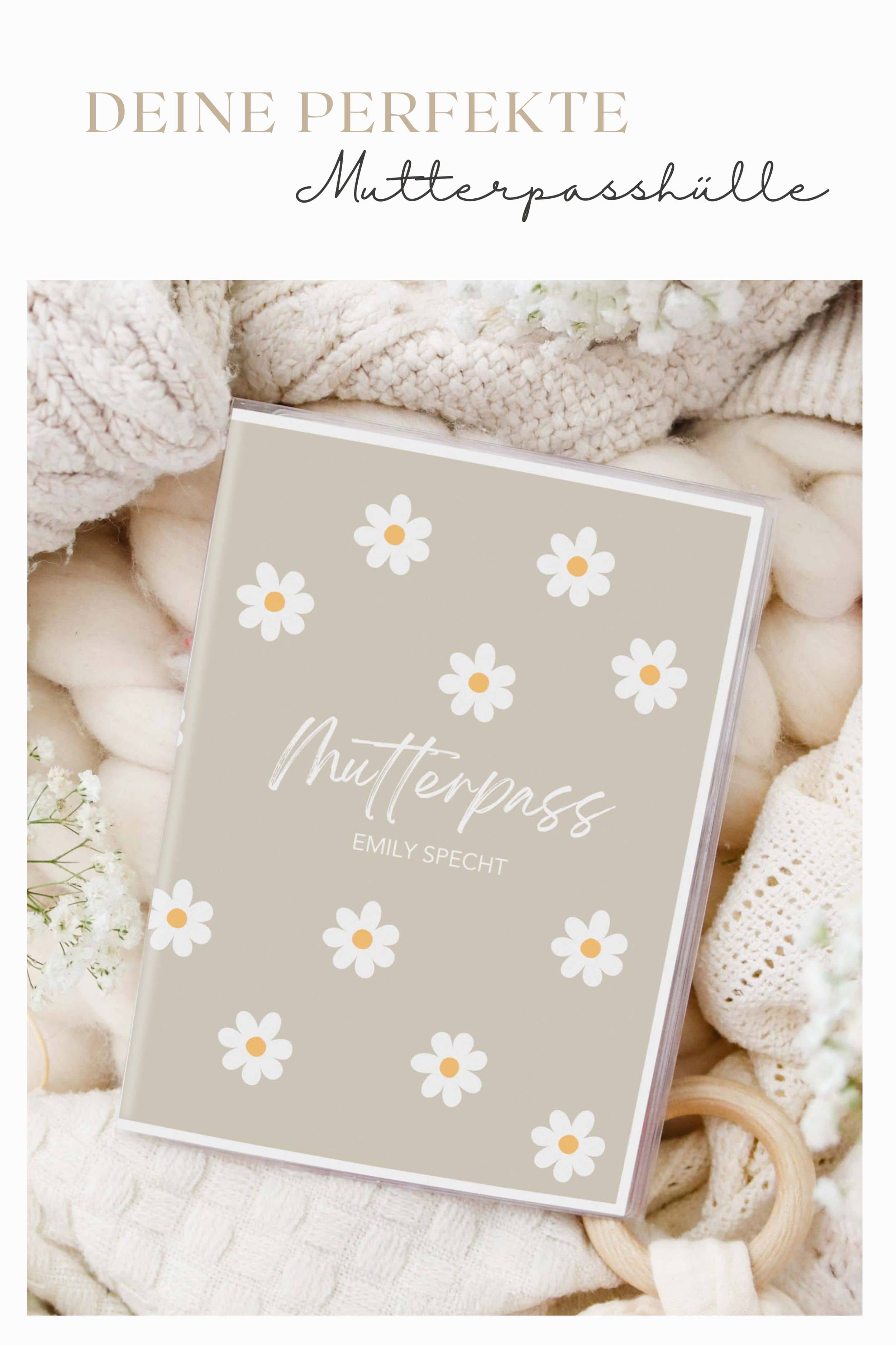 Mutterpasshülle personalisiert Daisy