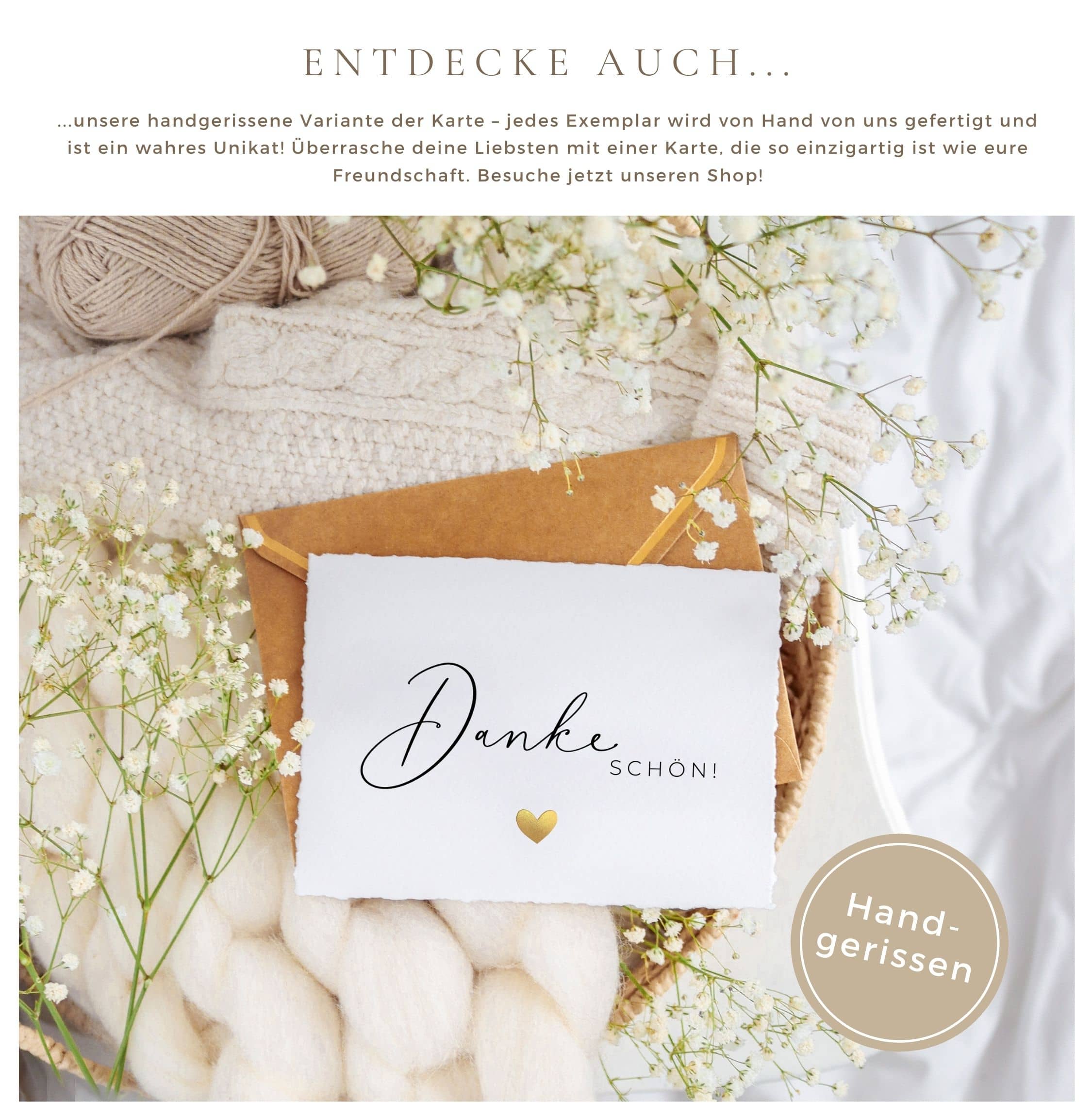 Dankeschön Karte