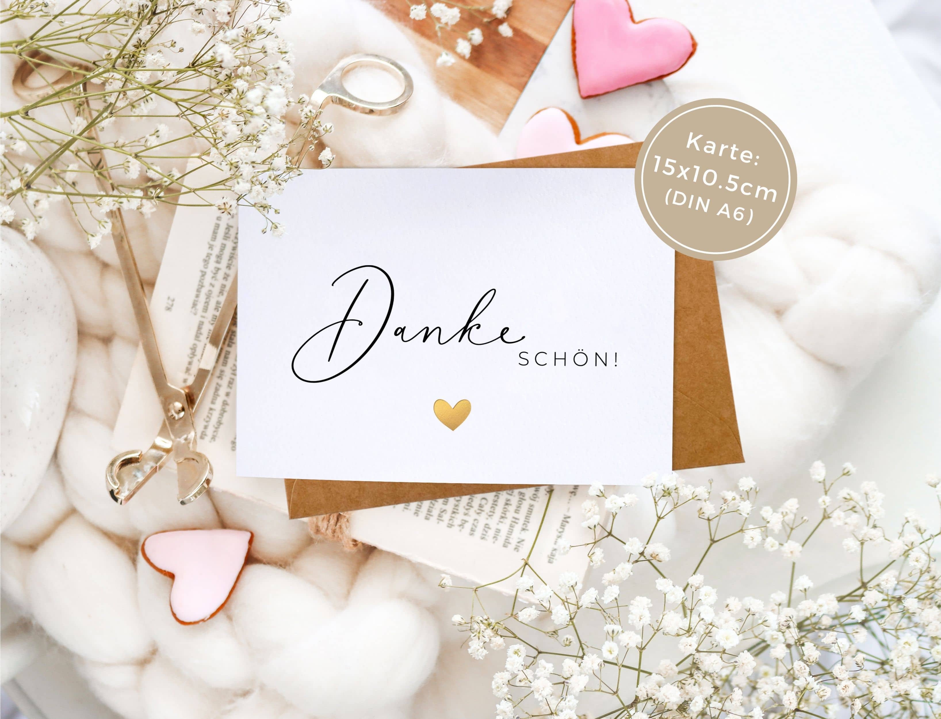 Dankeschön Karte