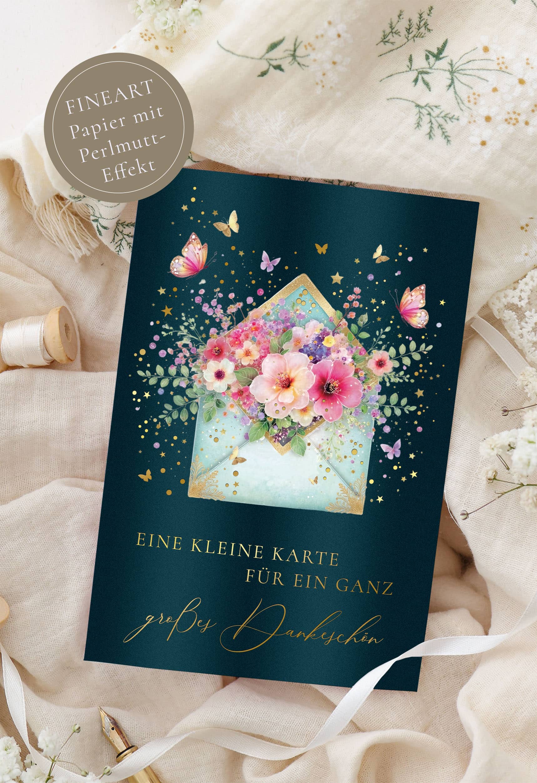 Dankeschön Karte STARDUST