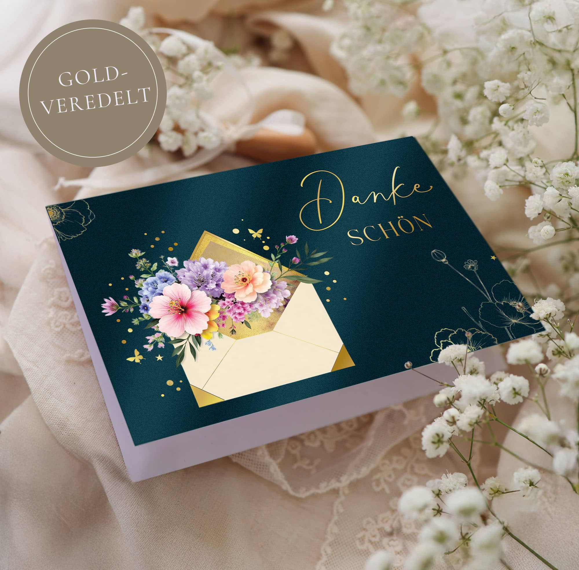 Dankeschön Karte ELEGANT