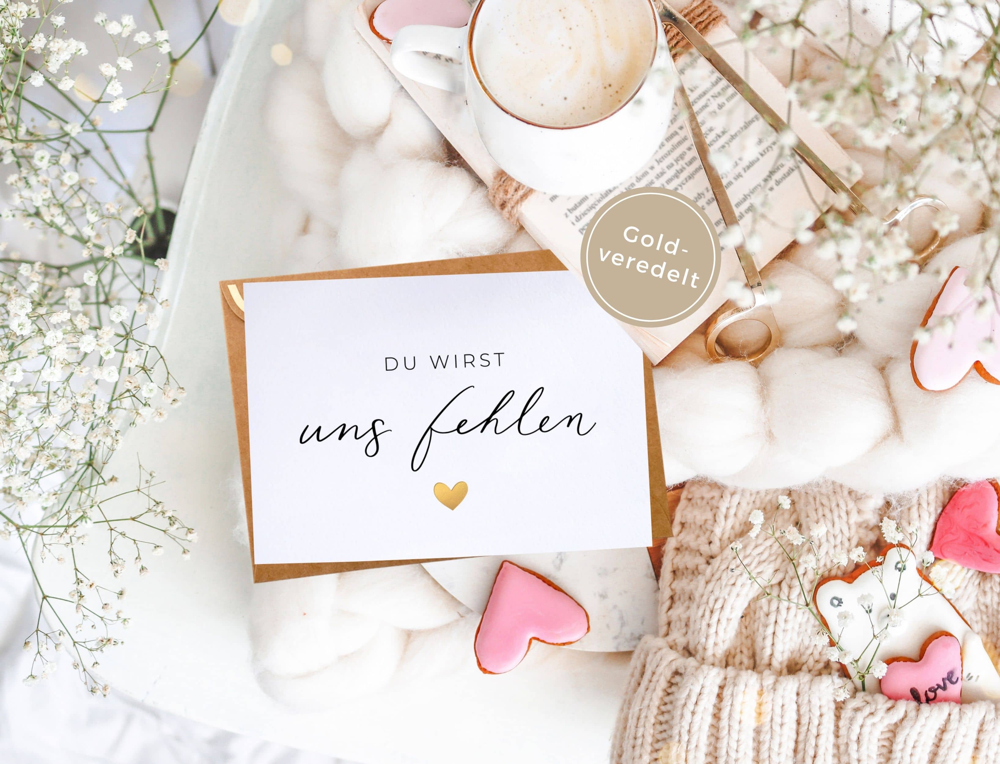 Du wirst uns fehlen Karte