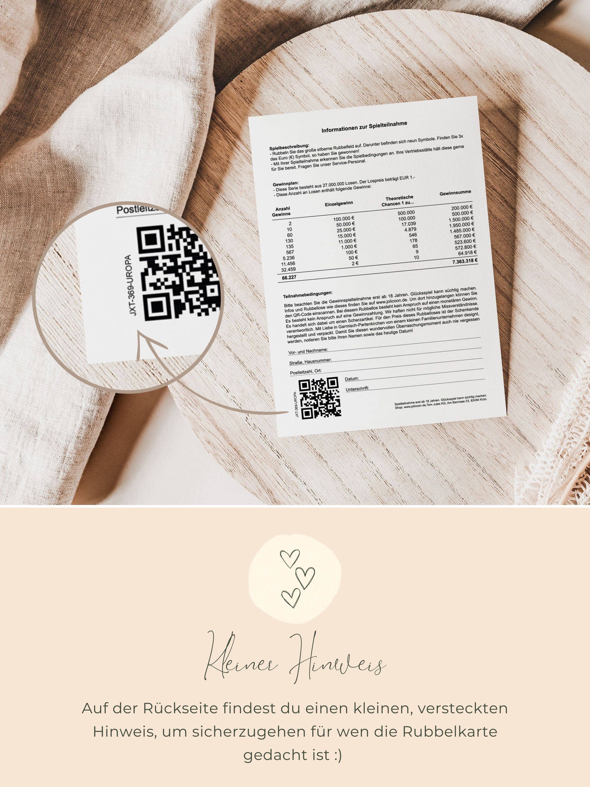 Du wirst Uropa Rubbellos Jackpot