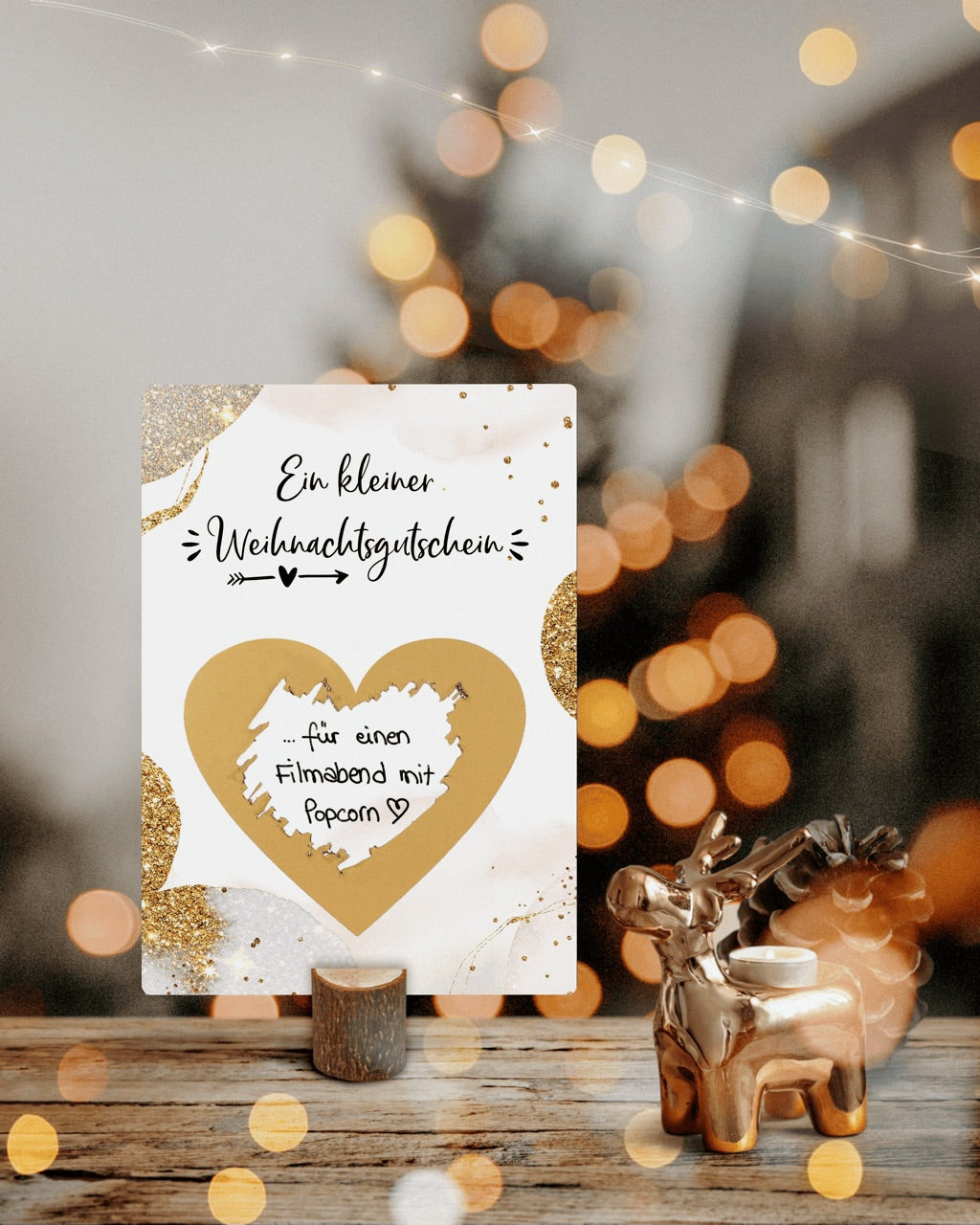 Rubbelkarte Weihnachten - Ein kleiner Weihnachtsgutschein
