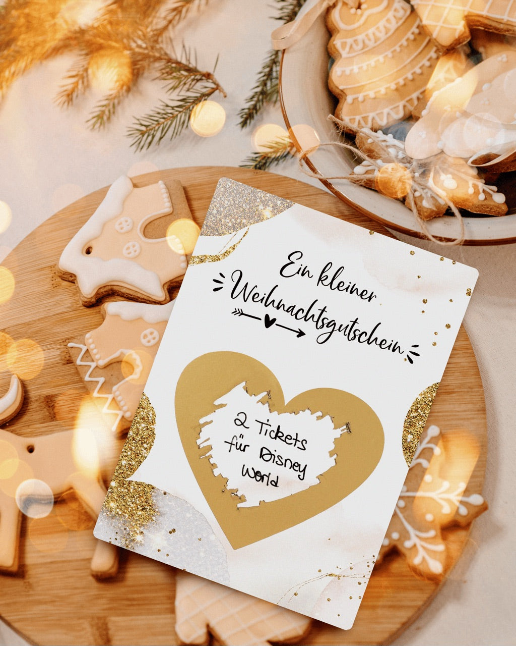 Rubbelkarte Weihnachten - Ein kleiner Weihnachtsgutschein