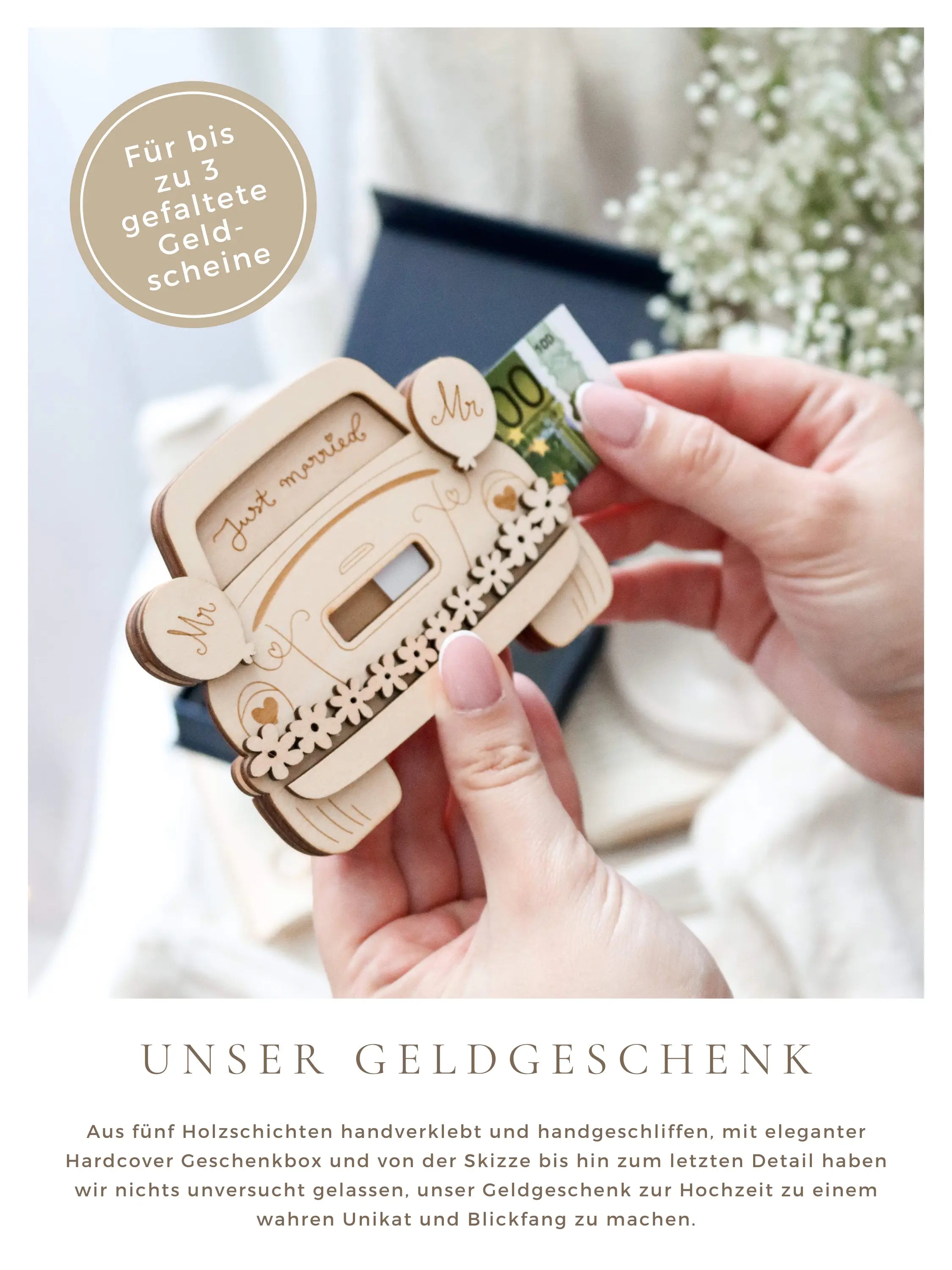 Geldgeschenk zur Hochzeit Mr Mr