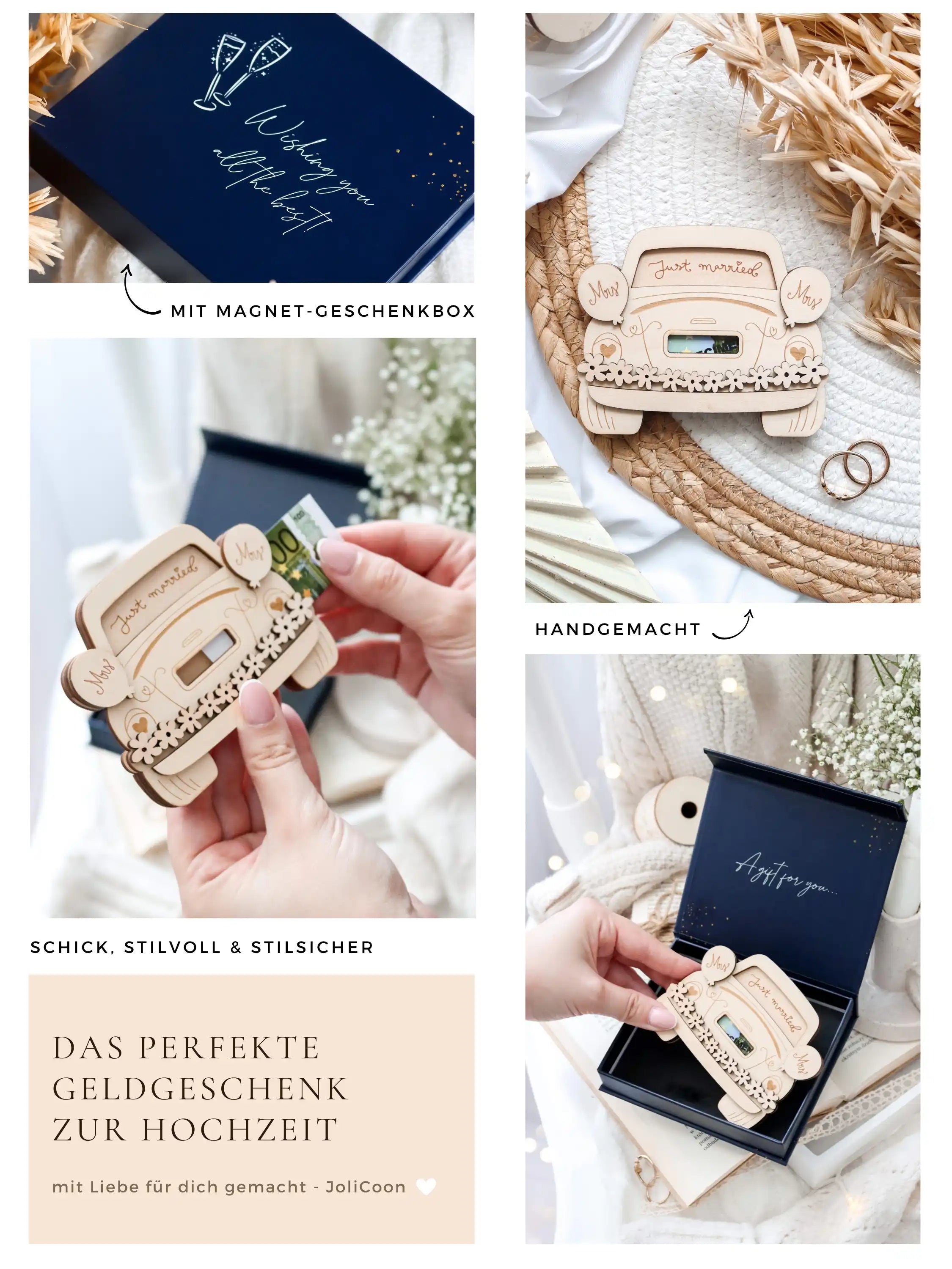 Geldgeschenk zur Hochzeit Mrs Mrs