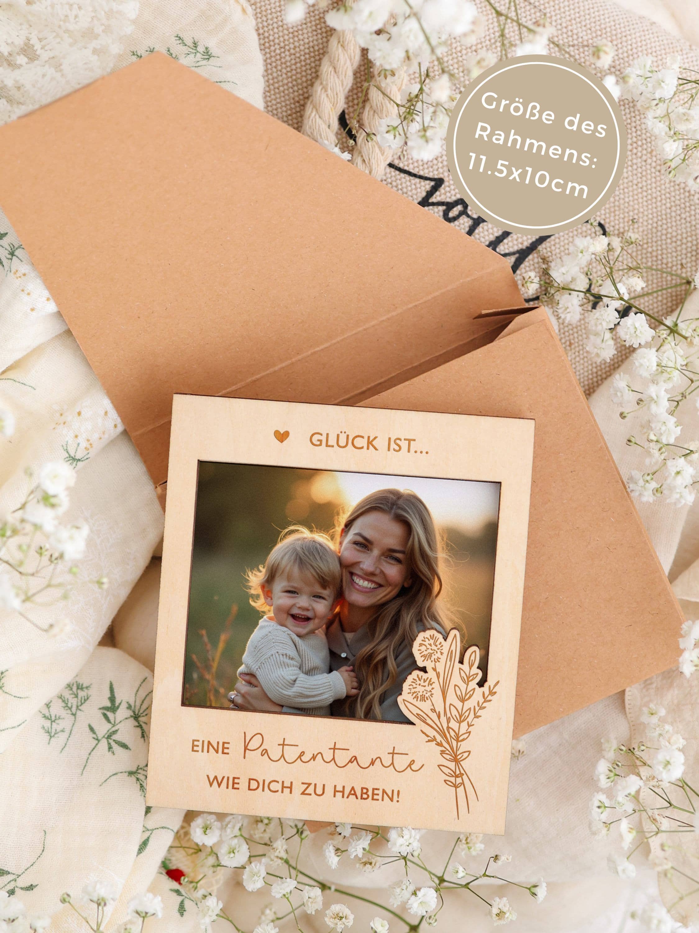 Patentante Geschenk Bilderrahmen