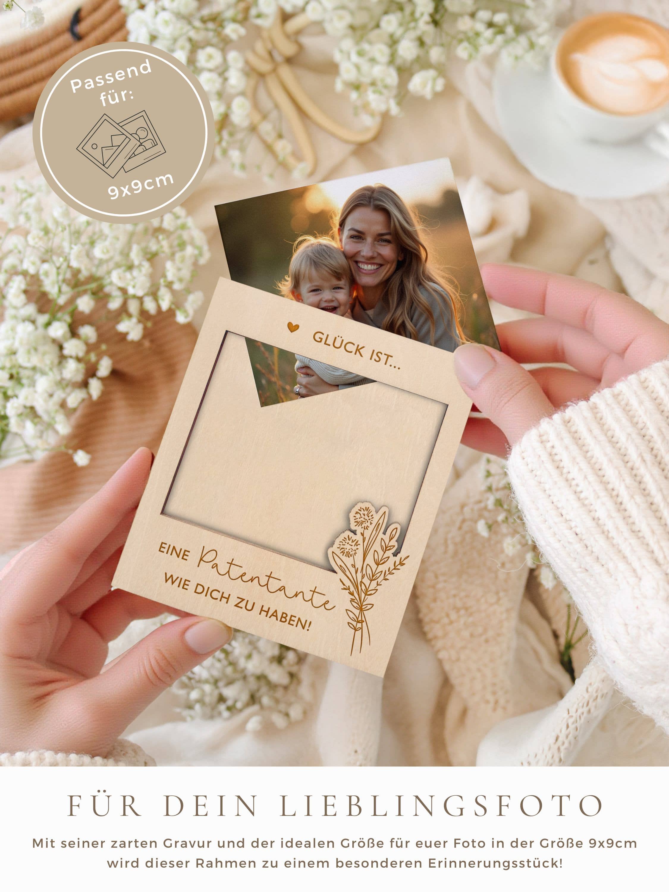 Patentante Geschenk Bilderrahmen