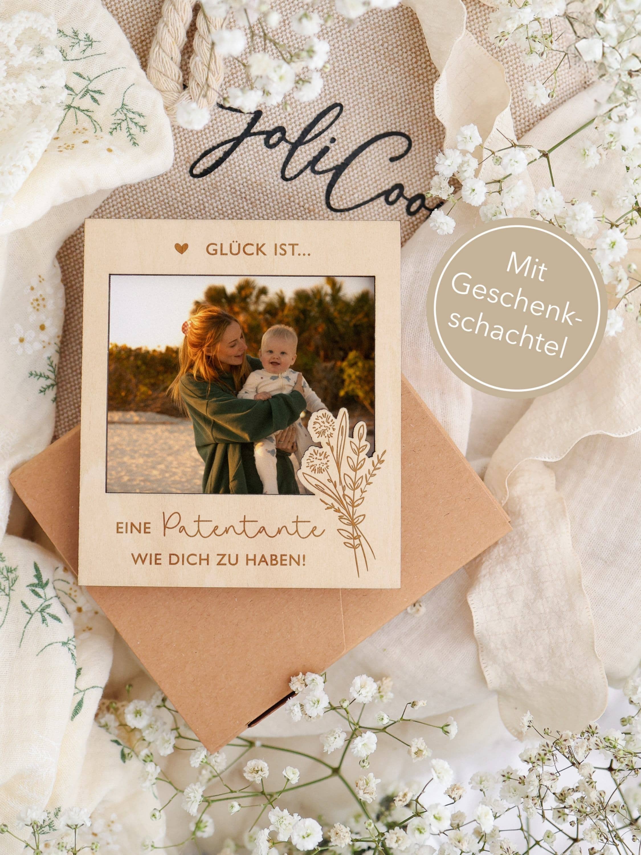 Patentante Geschenk Bilderrahmen