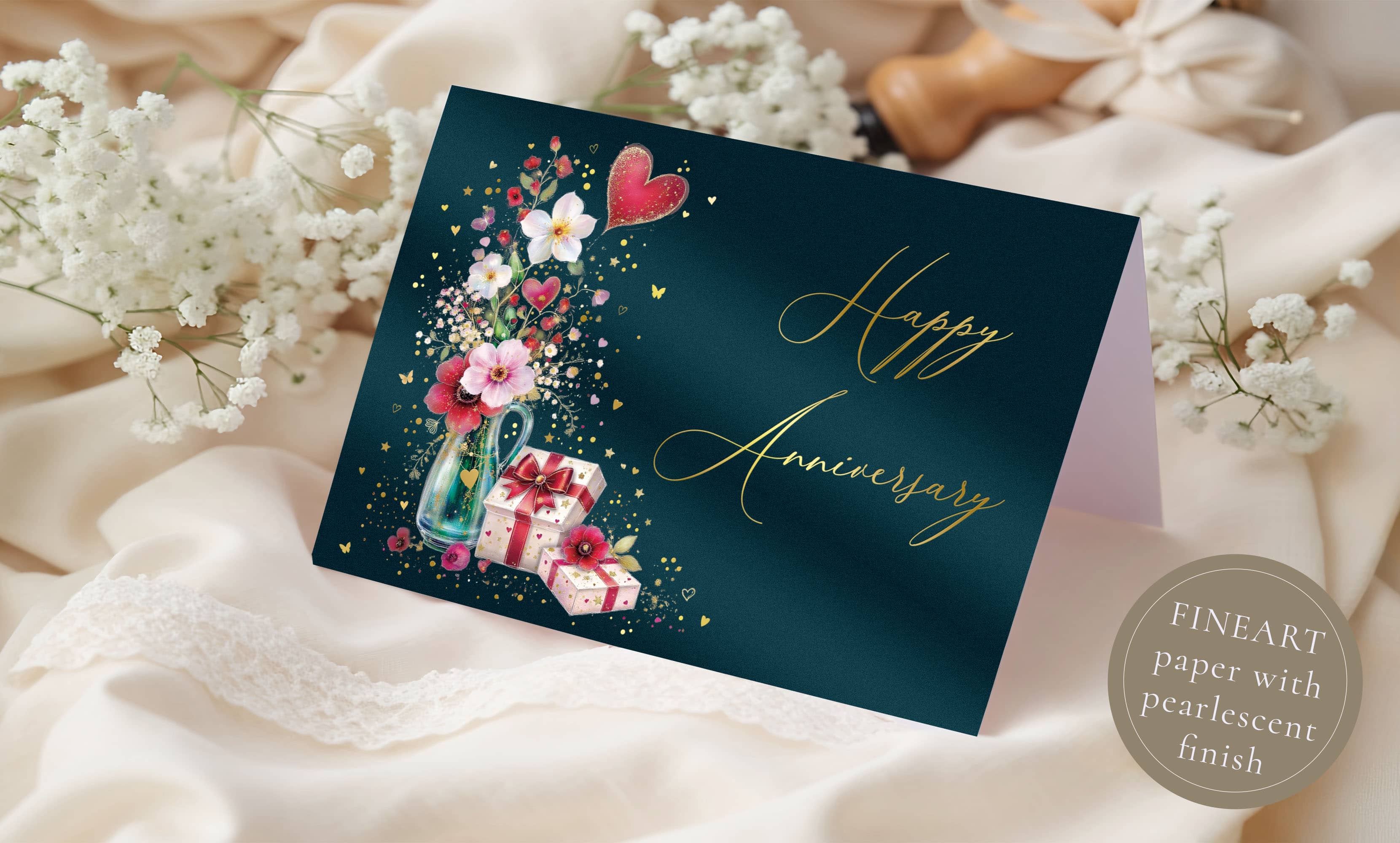 Happy Anniversary Karte STARDUST