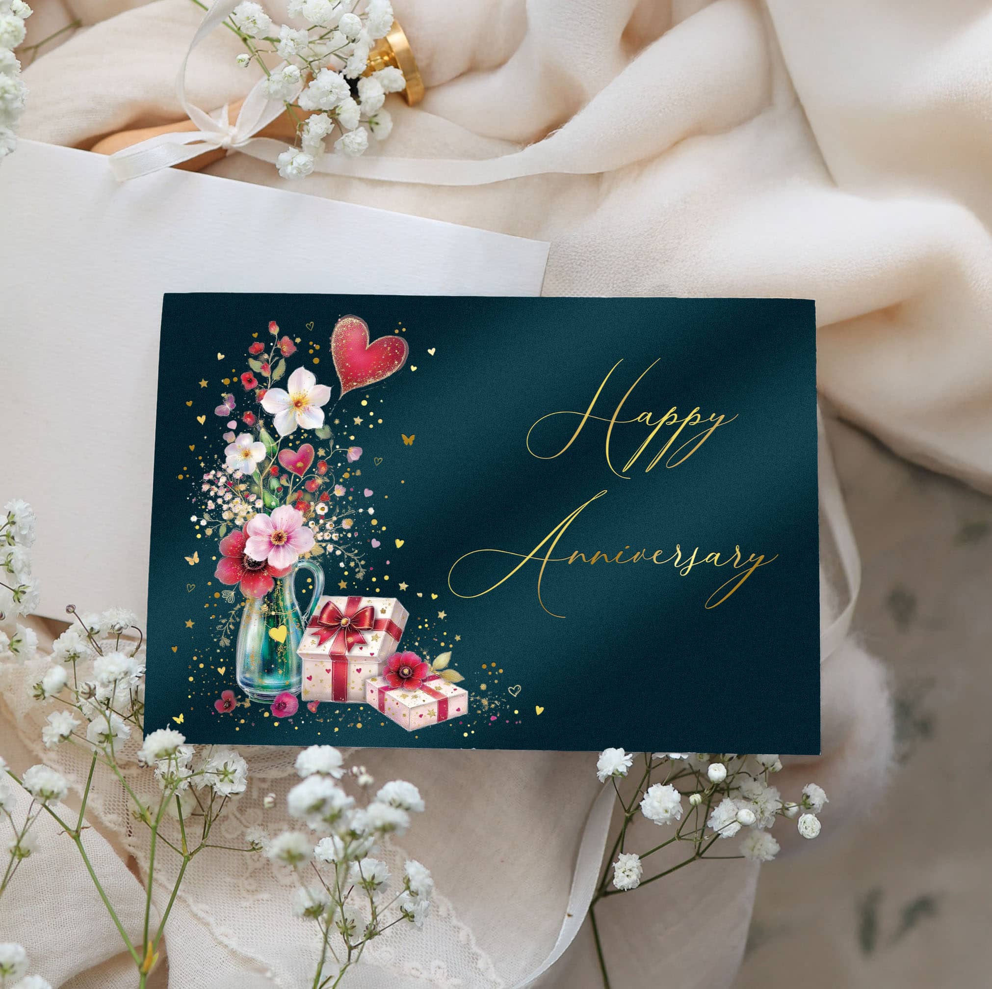 Happy Anniversary Karte STARDUST