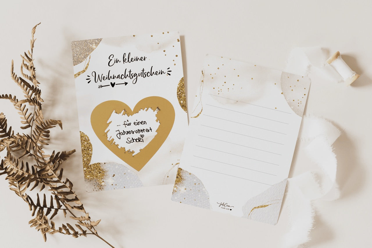 Rubbelkarte Weihnachten - Ein kleiner Weihnachtsgutschein