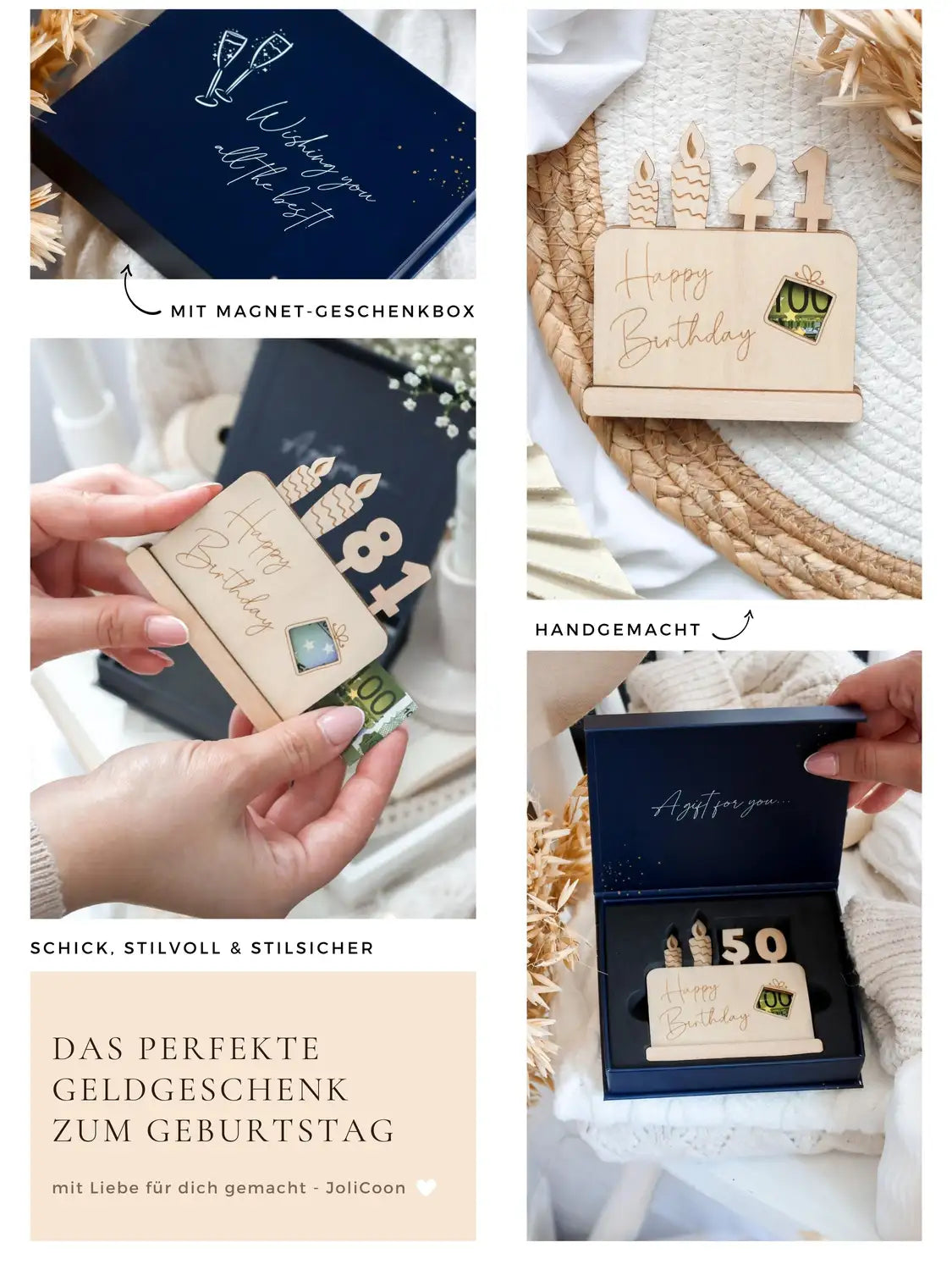 Geldgeschenk für jeden Geburtstag
