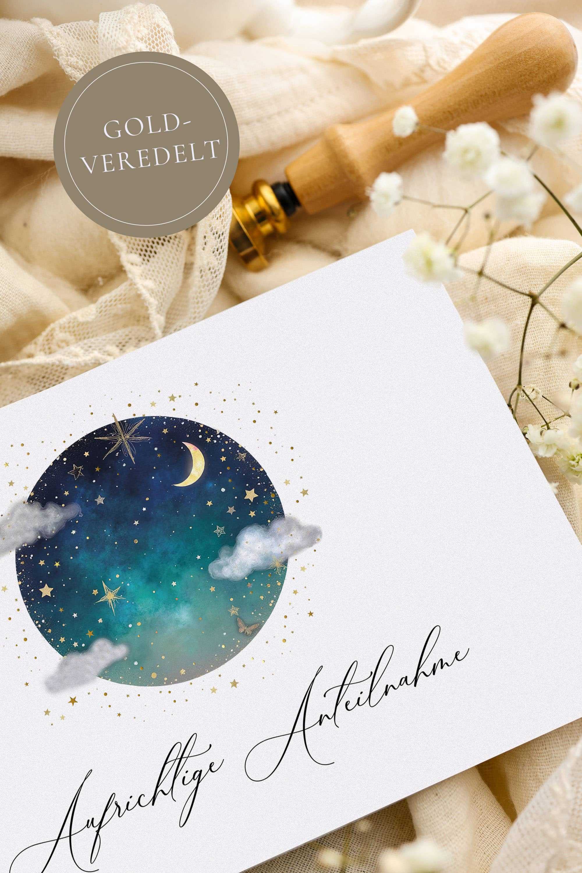 Trauerkarte STARDUST Himmel