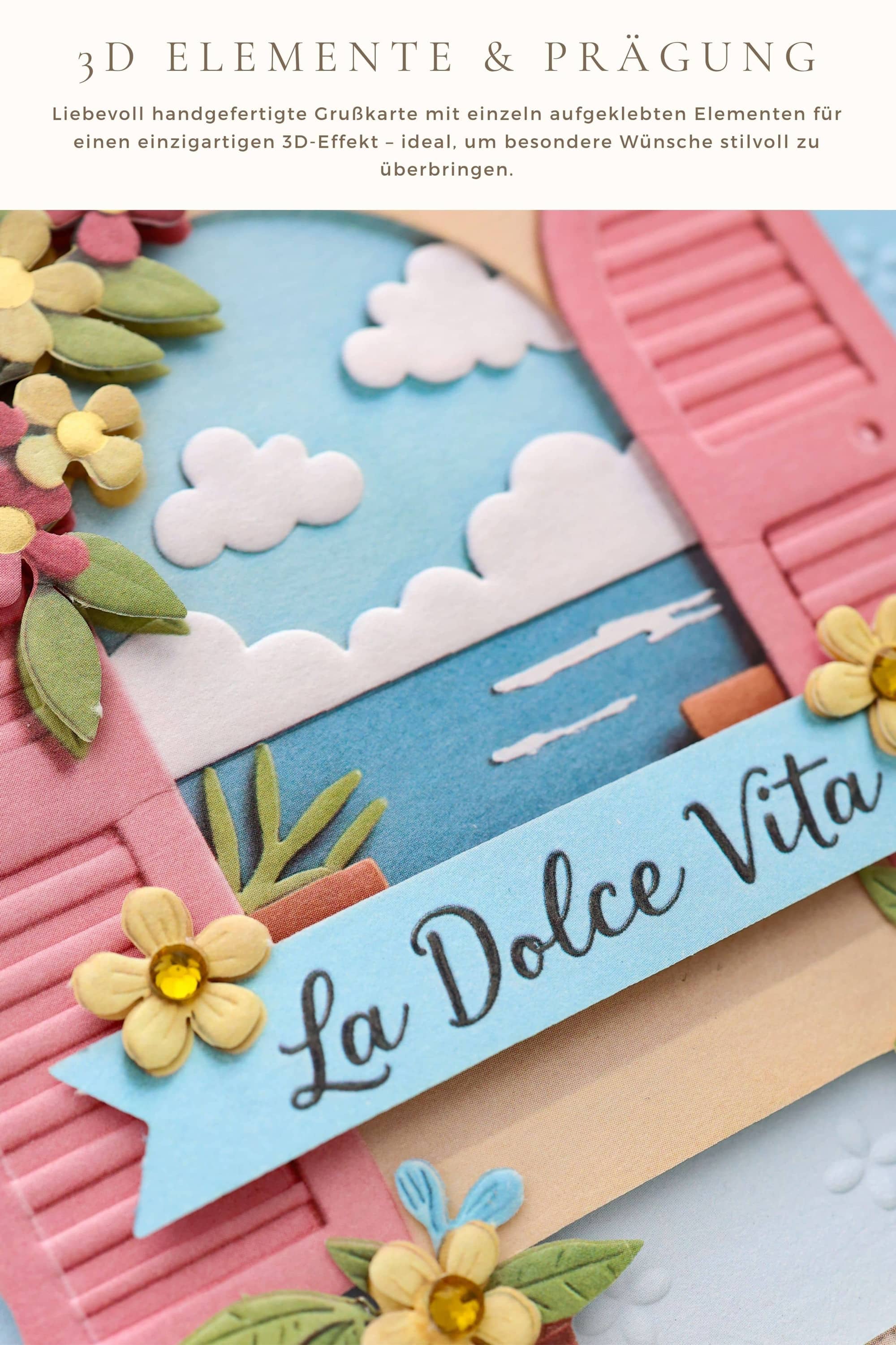 3D Geburtstagskarte SIGNATURE Dolce Vita