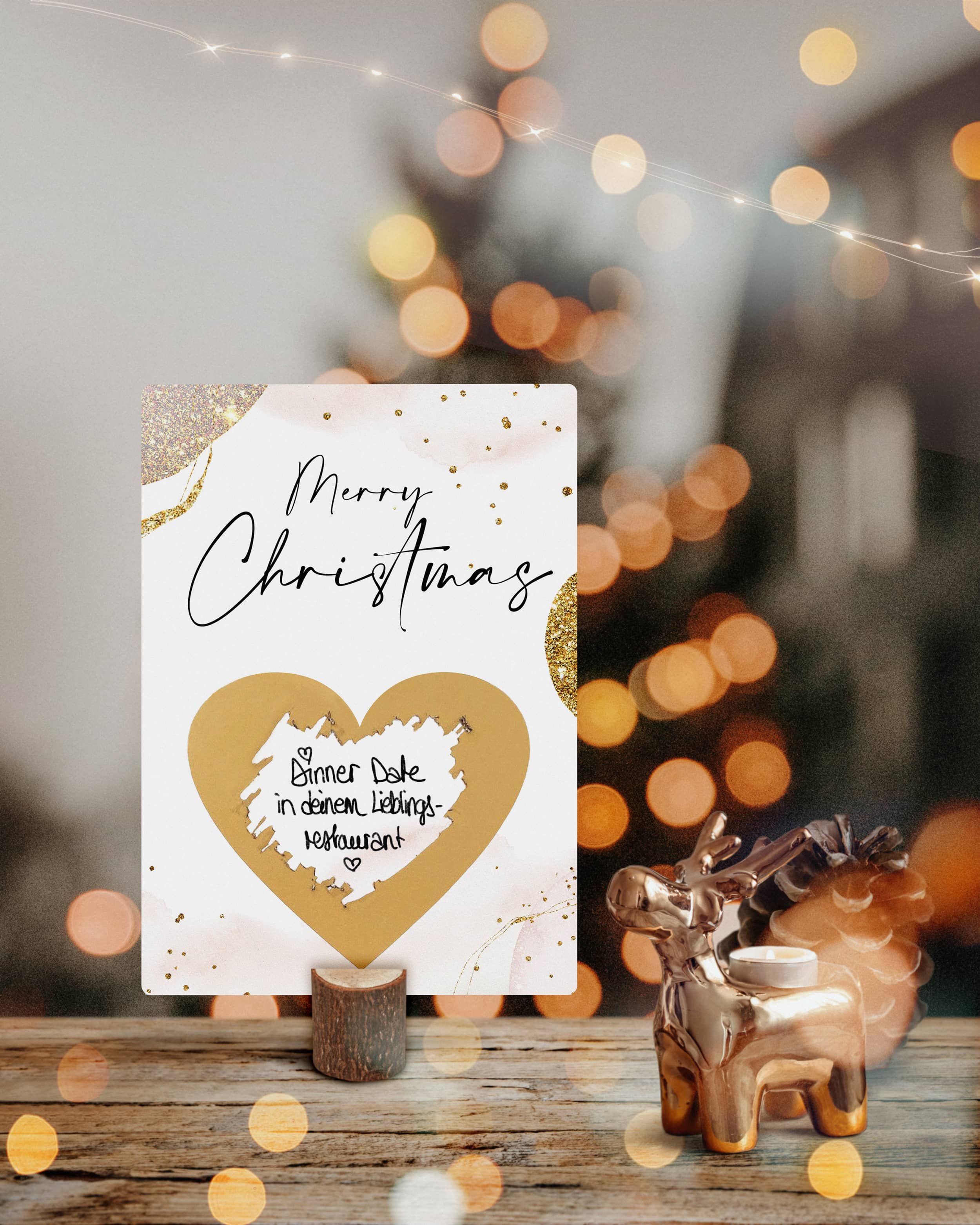 Rubbelkarte Weihnachten Merry Christmas