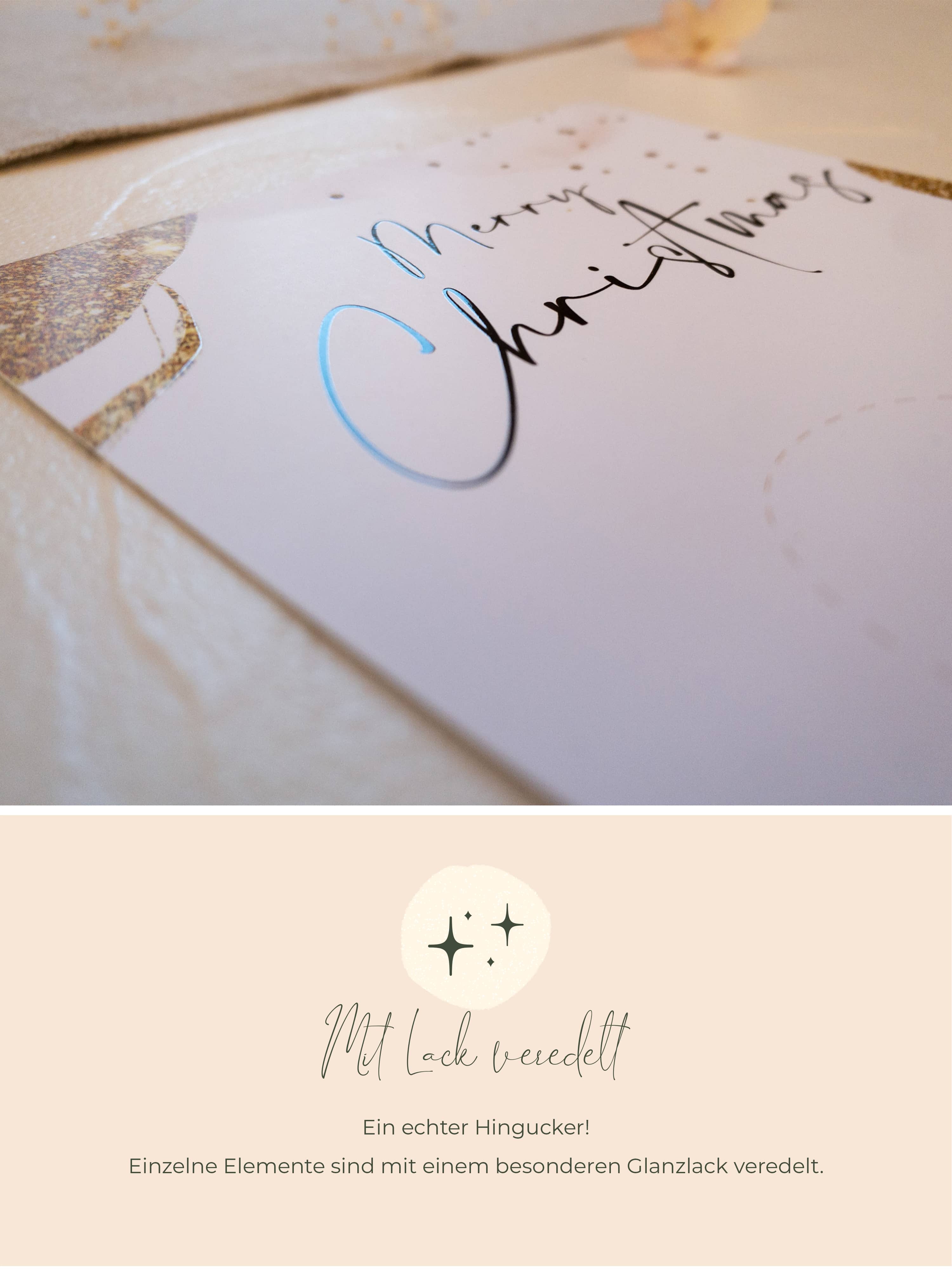 Rubbelkarte Weihnachten Merry Christmas