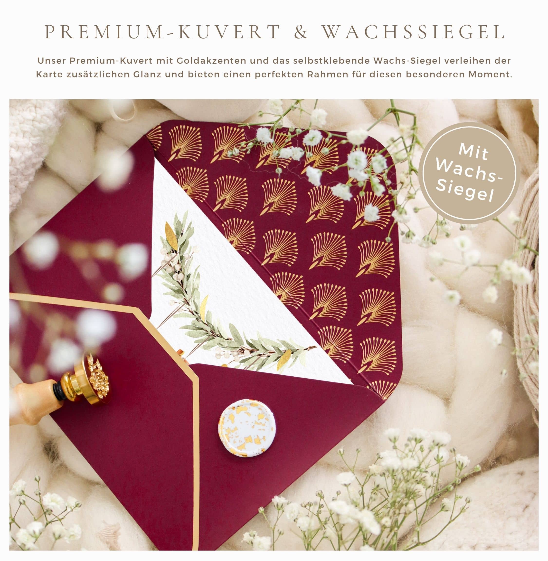 Weihnachtskarte Merry Christmas - Klappkarte