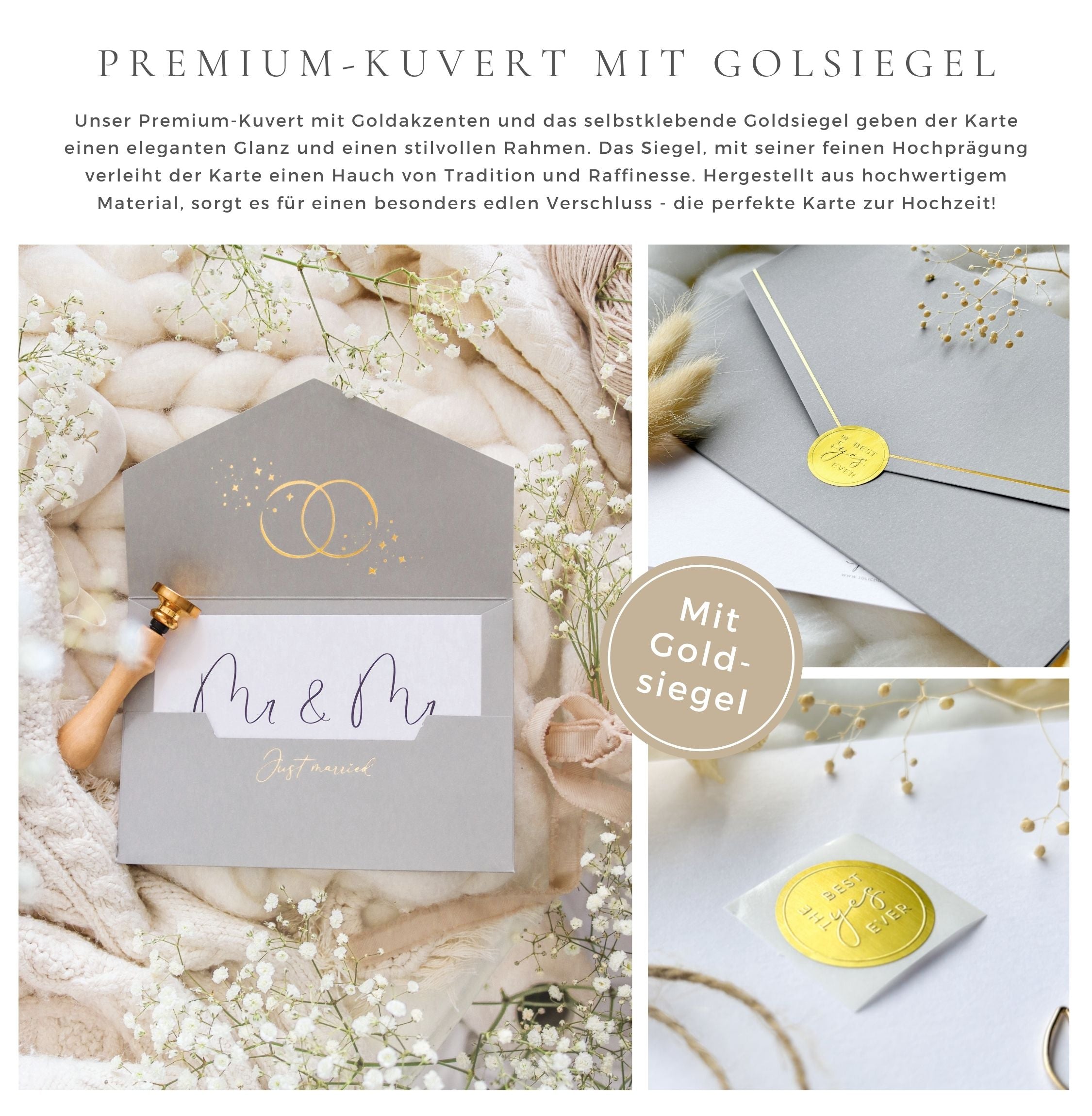 Mr und Mr Karte zur Hochzeit TOUCH