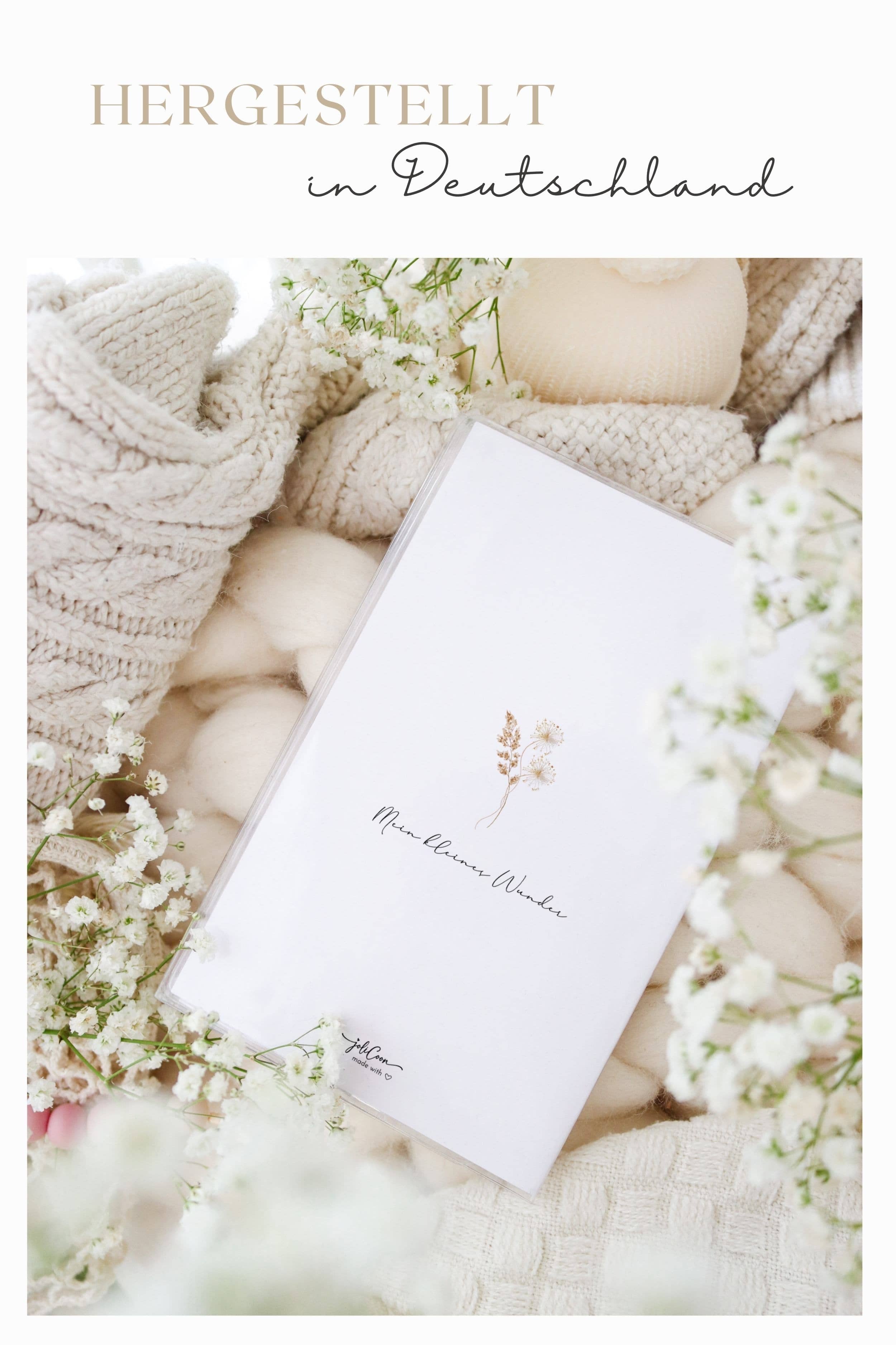 Mutter Kind Pass Hülle Herbstblume