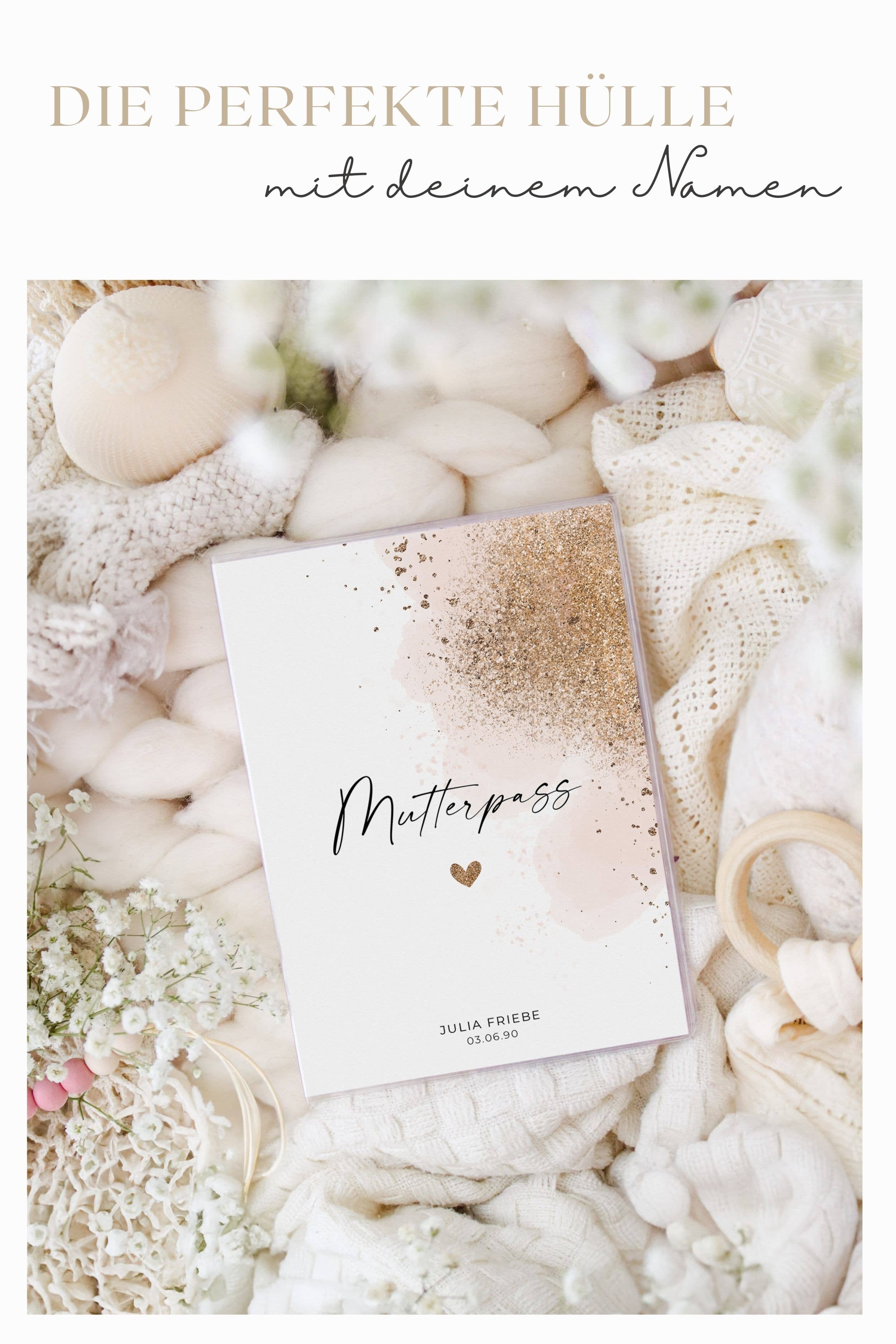 Mutterpasshülle personalisiert Glamour