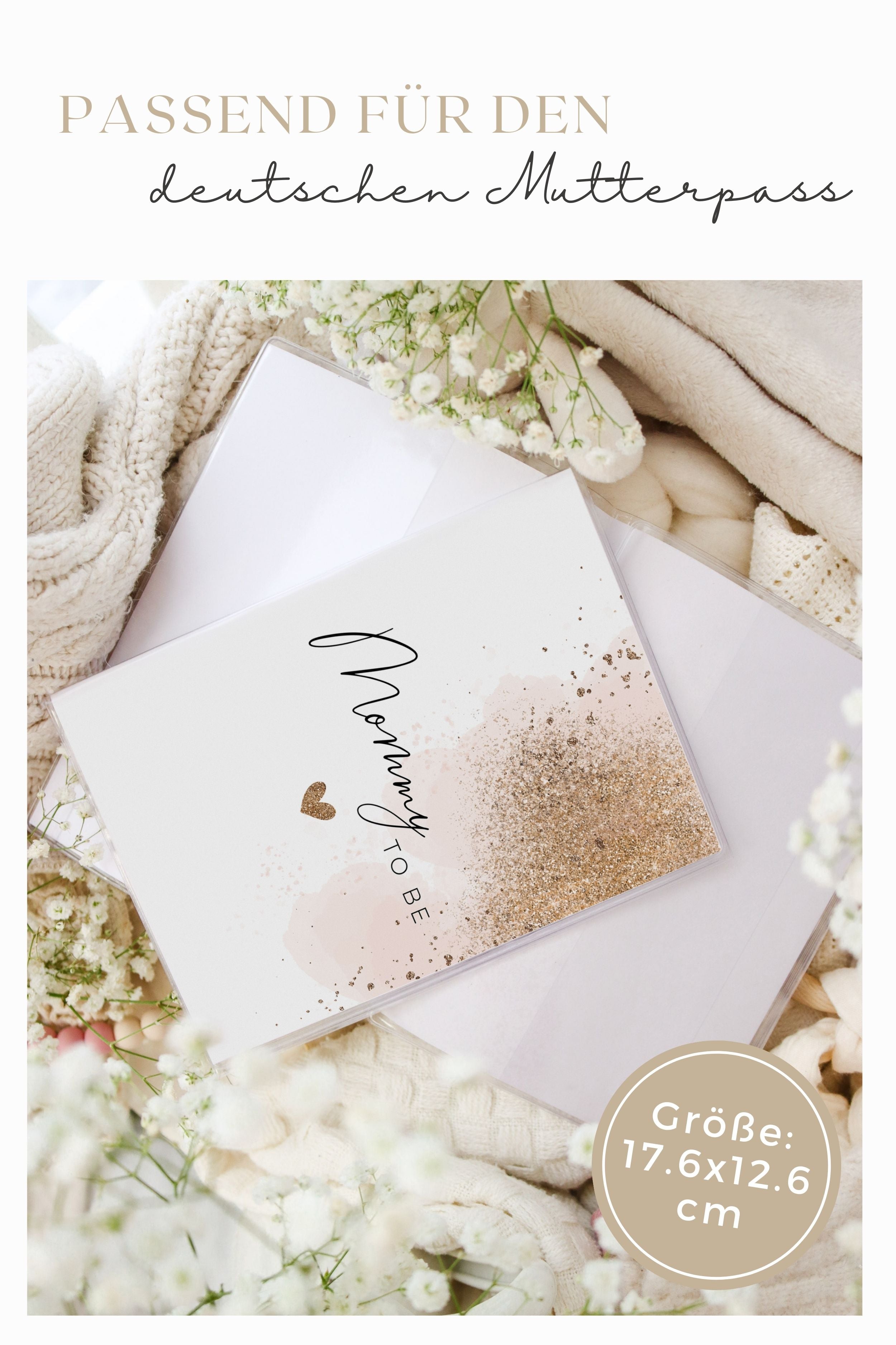 Mutterpasshülle personalisiert Mommy to be