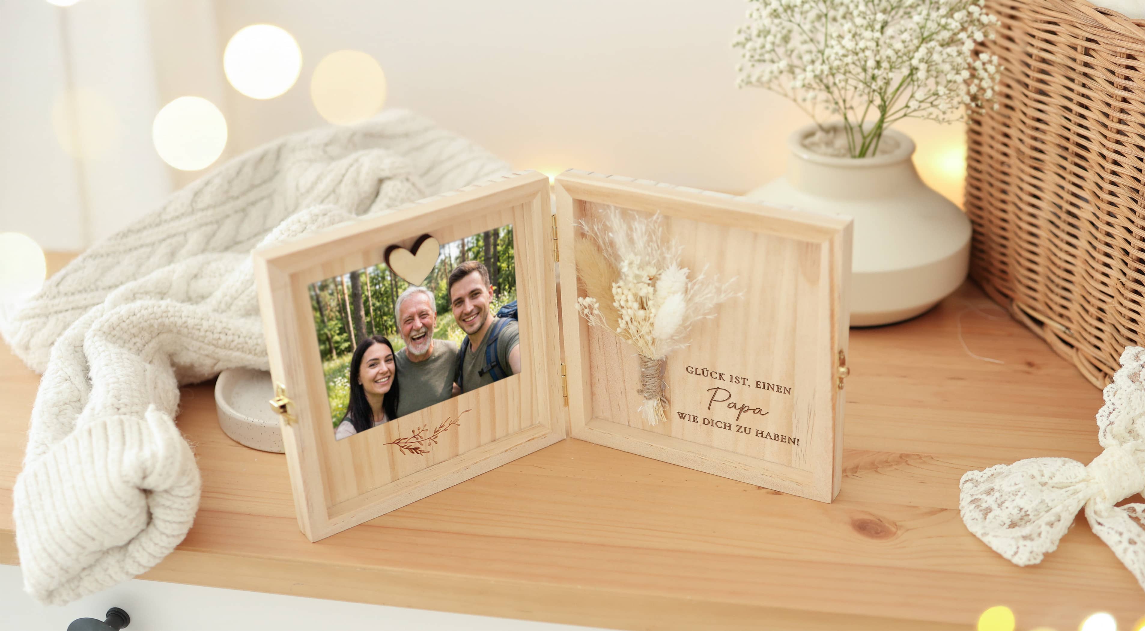 Geschenk Papa Holzbox