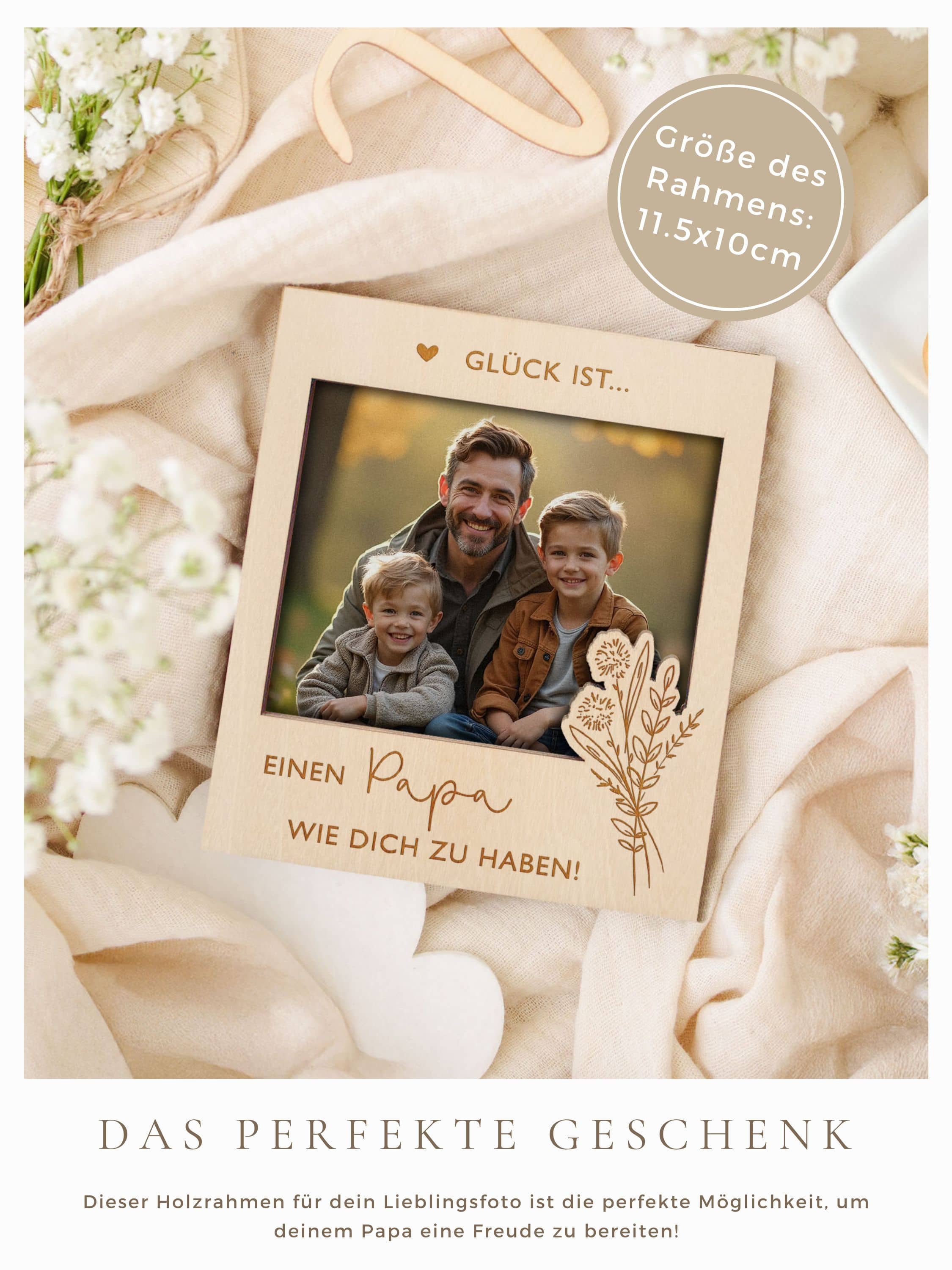 Papa Geschenk Bilderrahmen